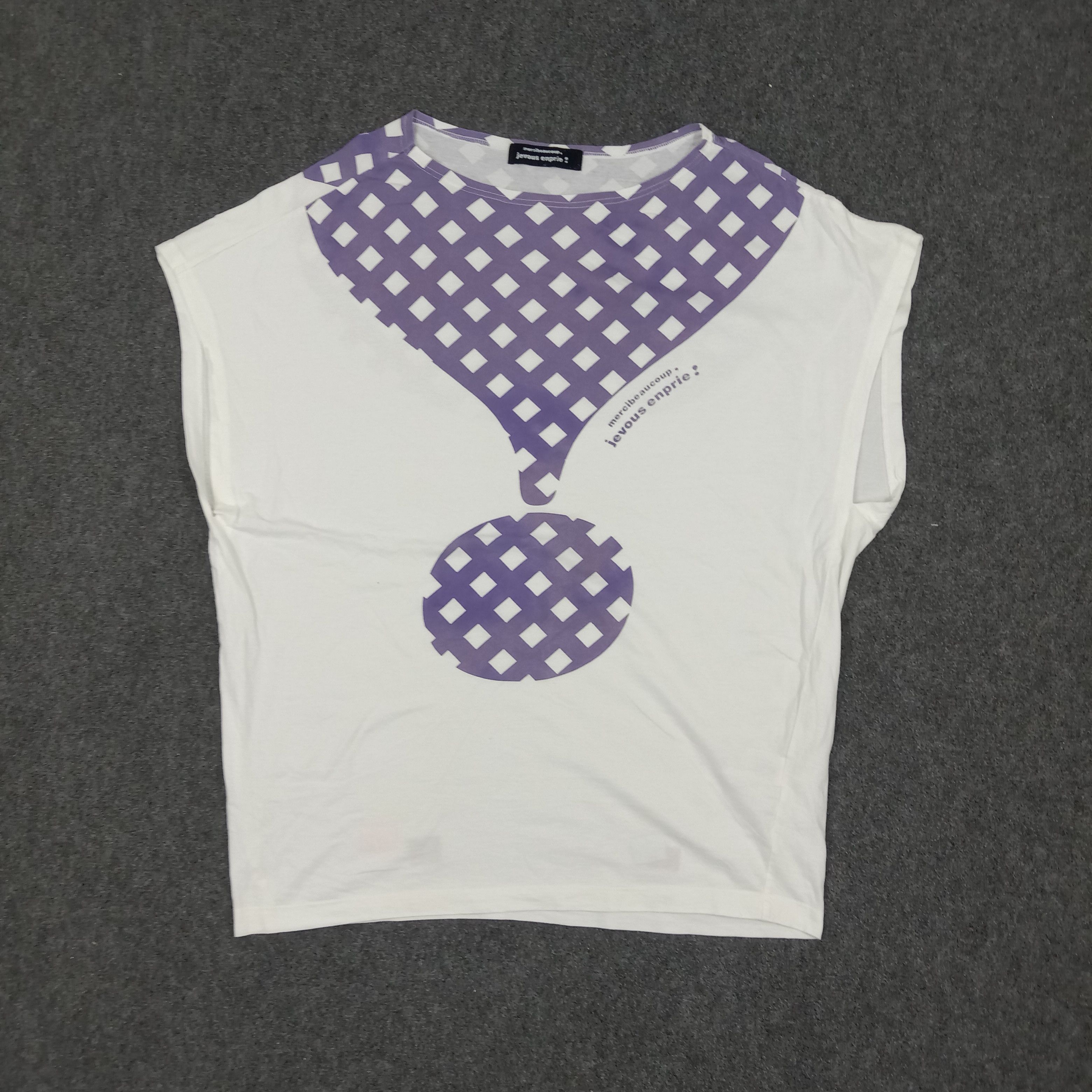 Issey Miyake × Vintage × mercibeaucoup Mercibeaucoup Jevous Enprie Issey Miyake Tshirt Size XXL / US 16-18 / IT 52-54 - 1 Thumbnail