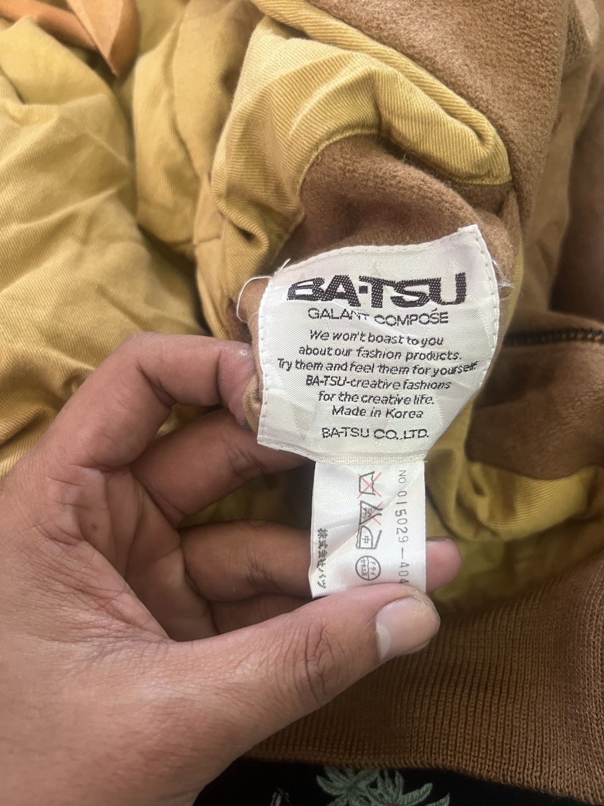 Japanese Brand Vintage BRAND BATSU CO LTD VARSITY JACKET Size US M / EU 48-50 / 2 - 10 Thumbnail