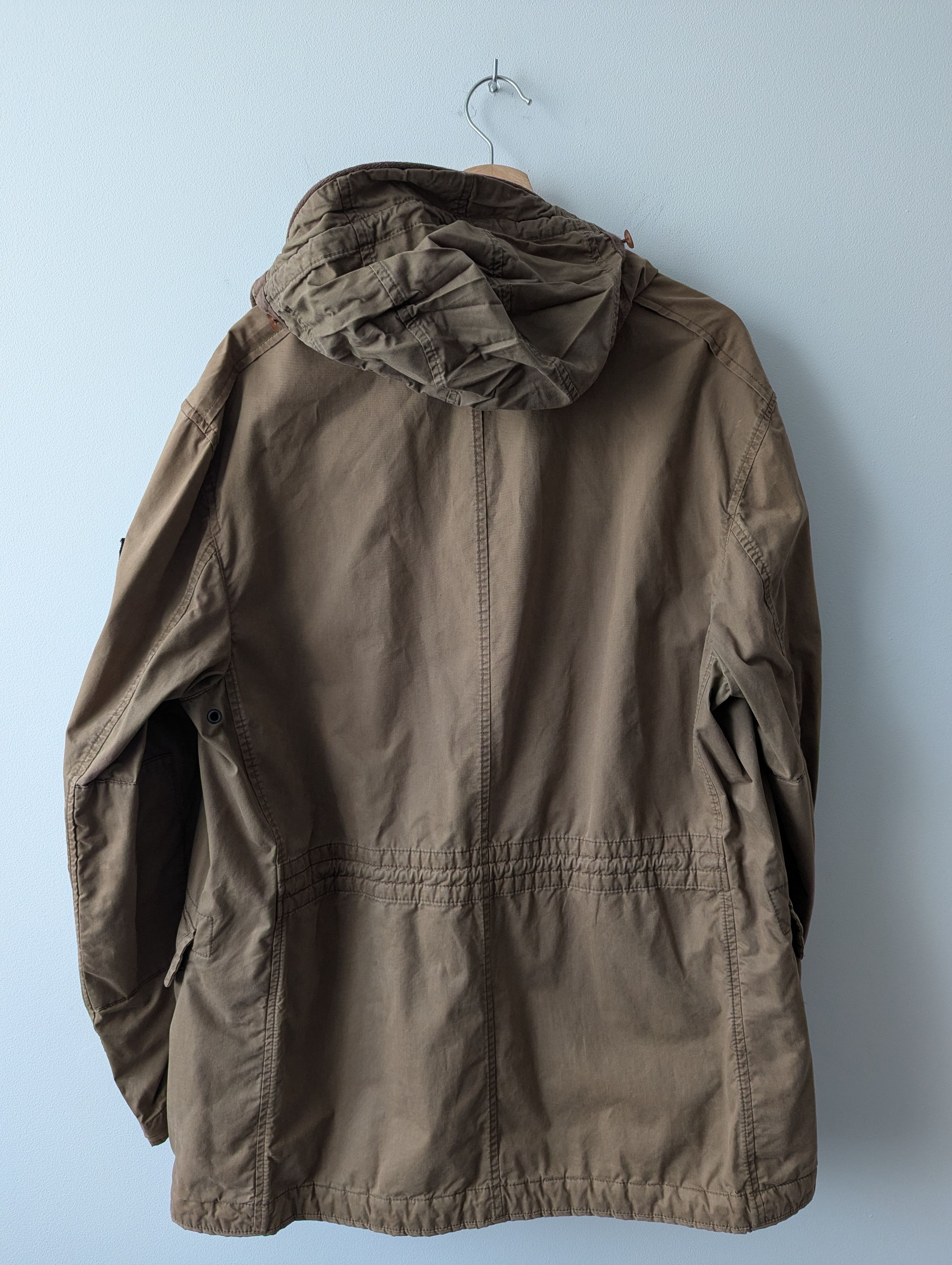 Strellson Vintage STRELLSON Swiss Military Zip Hooded Jacket beige Size US XL / EU 56 / 4 - 17 Thumbnail