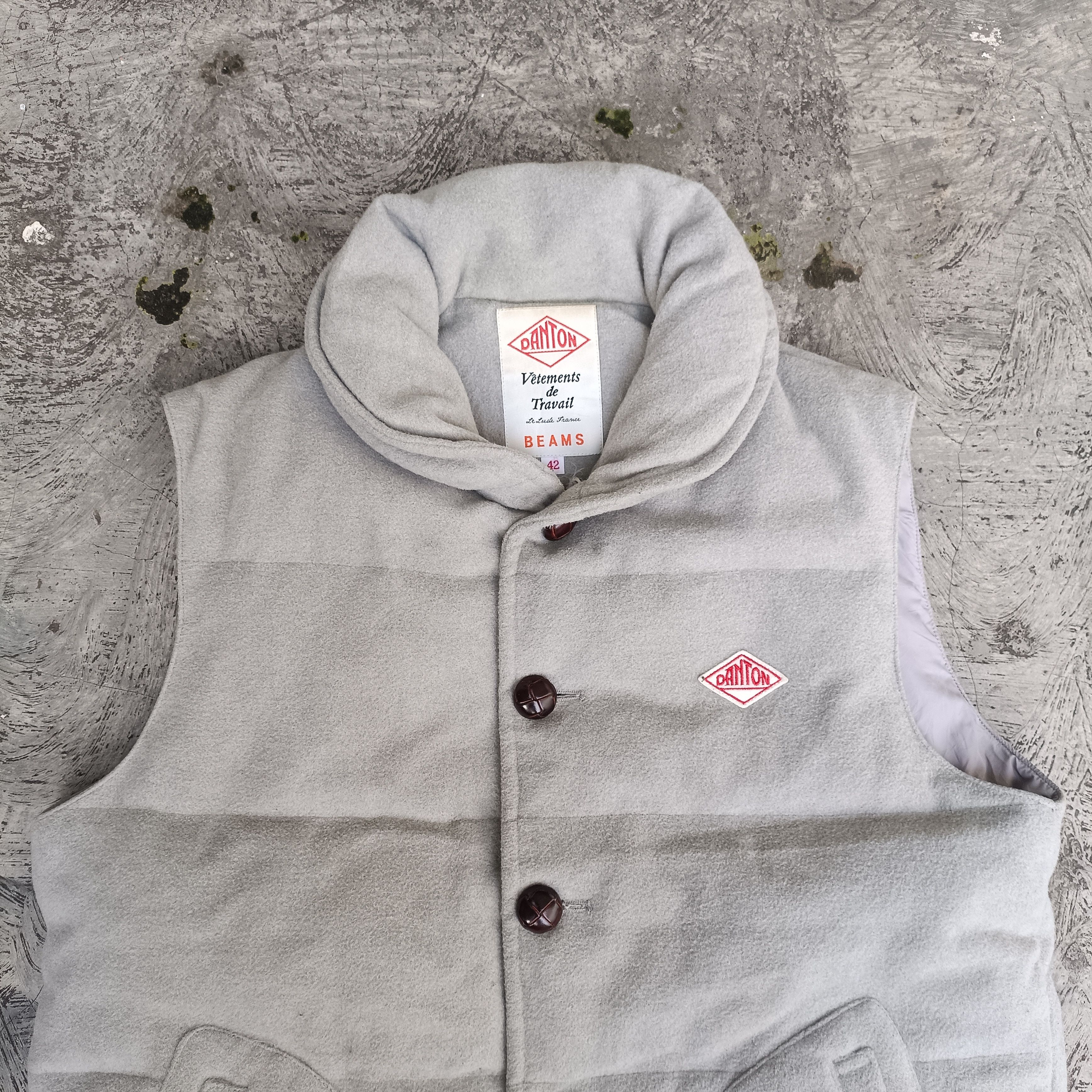 Beams Plus Danton X beams Vest puffer Grey Size US M / EU 48-50 / 2 - 2 Thumbnail