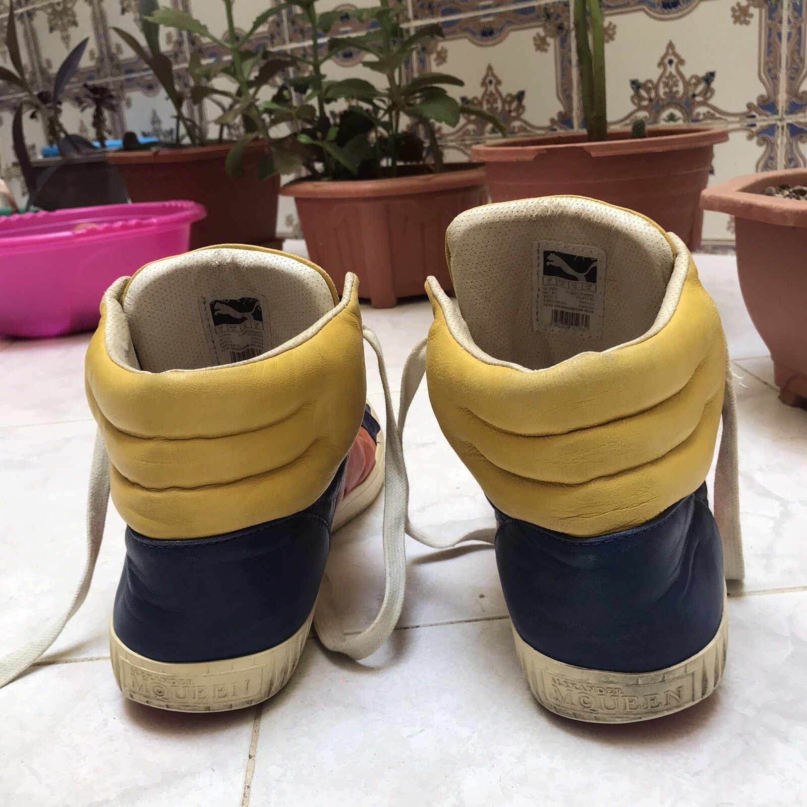 Puma Alexander Mcqueen PUMA sneakers Leather shoes collaboration Size US 10 / EU 43 - 9 Thumbnail