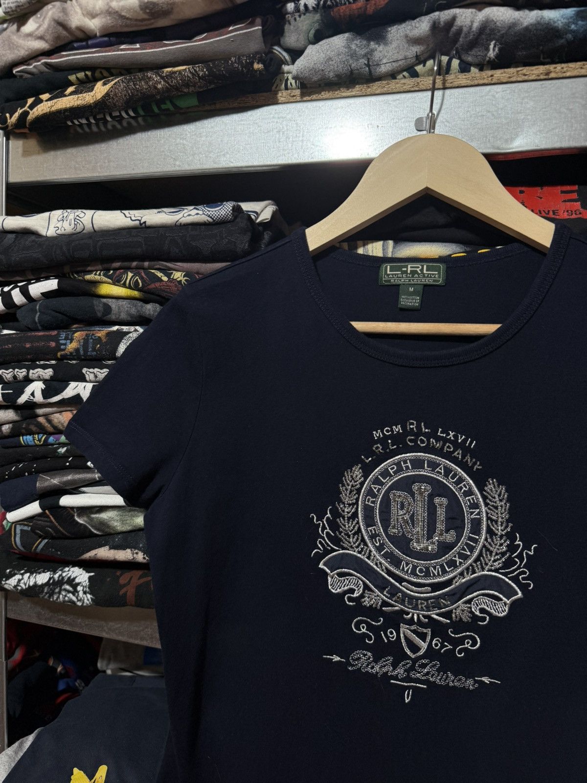 Ralph Lauren Rare Vintage L.R.L. Ralph Lauren T-Shirt Y2K Hype Size M / US 6-8 / IT 42-44 - 3 Thumbnail