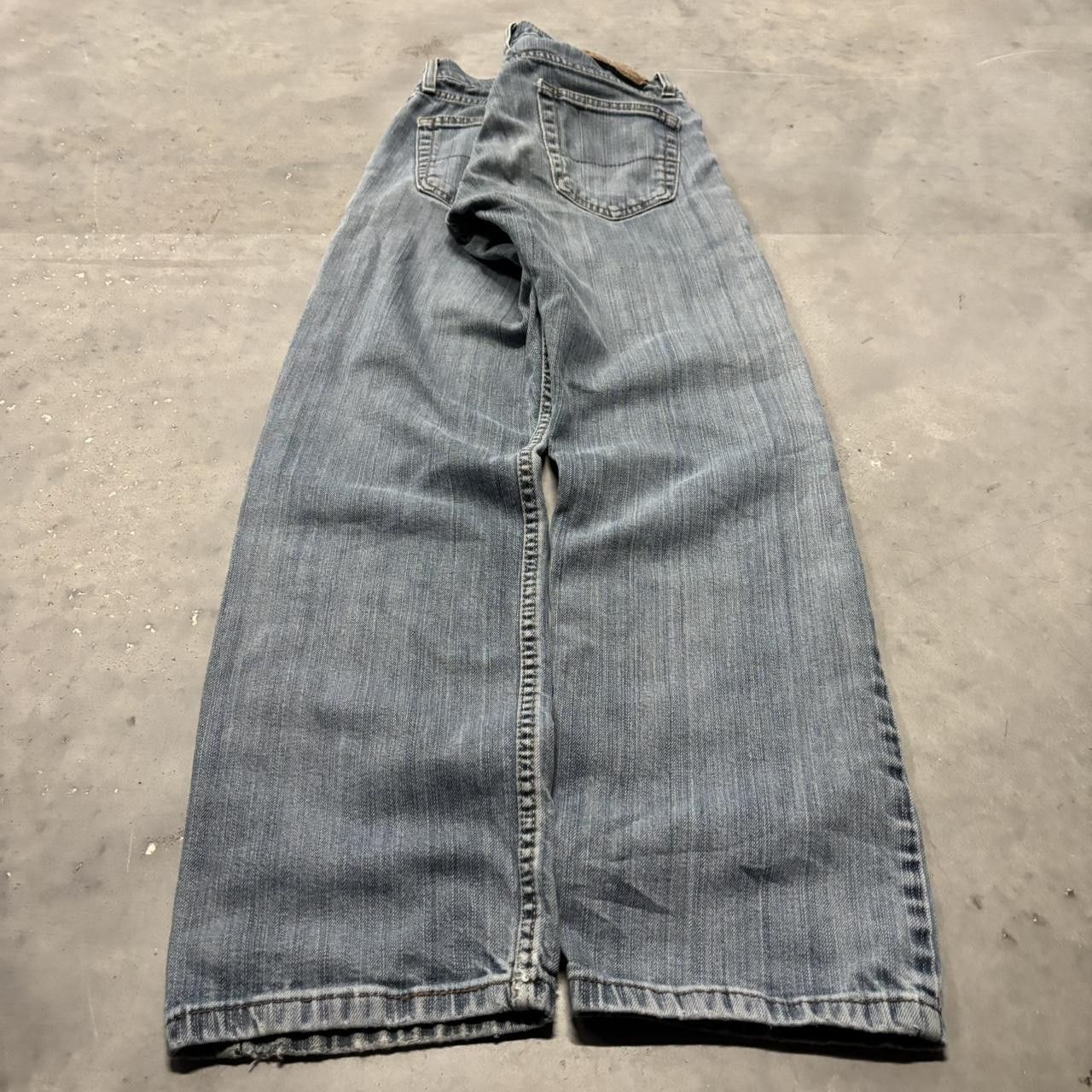 Levi's × Vintage Crazy Vintage Y2K/2000s Grunge Faded Wash Levis Denim Jeans! Size US 28 / EU 44 - 4 Thumbnail