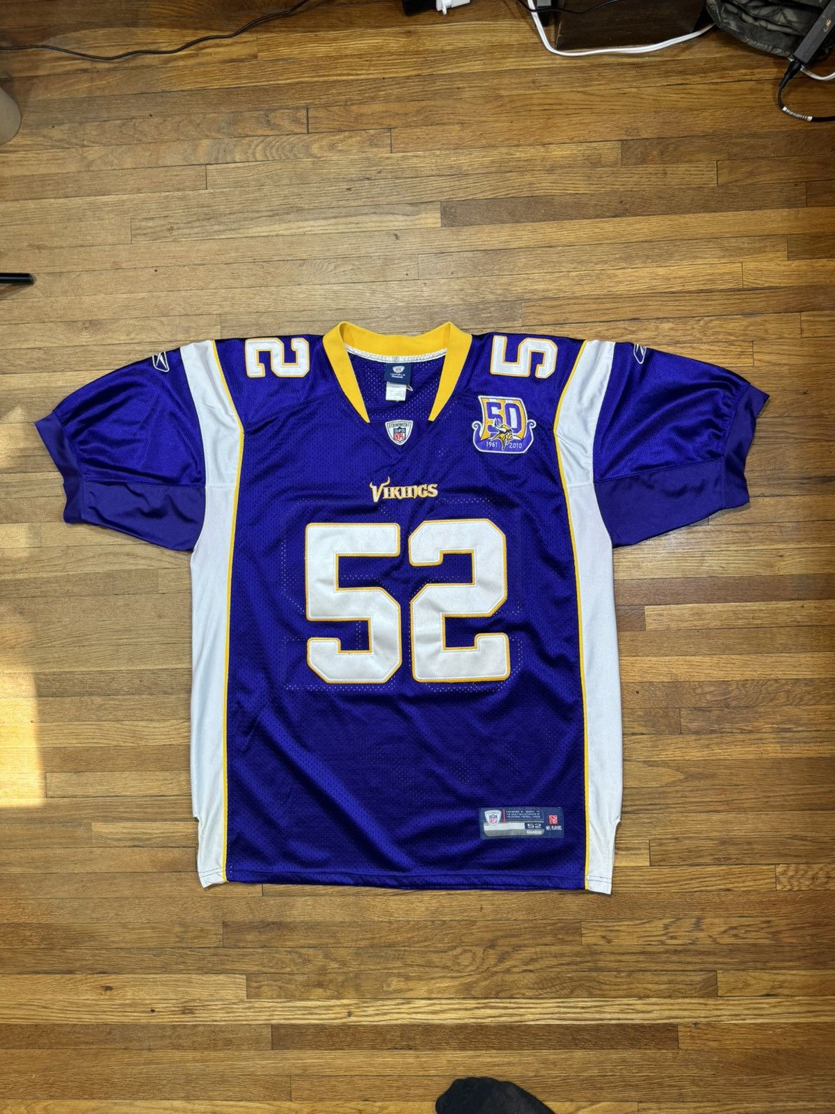 NFL Chad Greenway Minnesota Vikings Jersey Size US XL / EU 56 / 4 - 1 Thumbnail