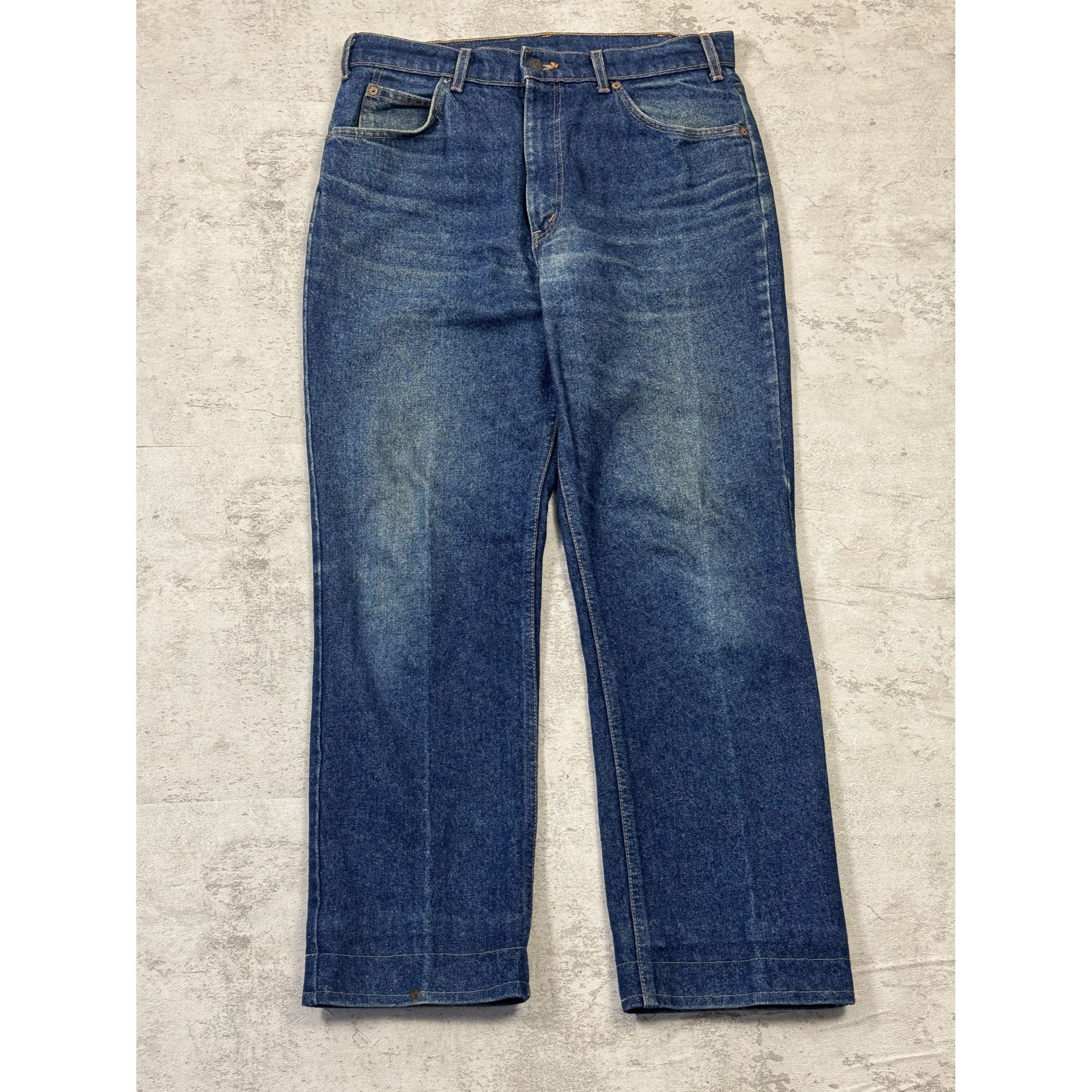 Levi's Vintage Orange Tab Levis 613 Dark Wash Denim Jeans Size US 32 / EU 48 - 4 Thumbnail