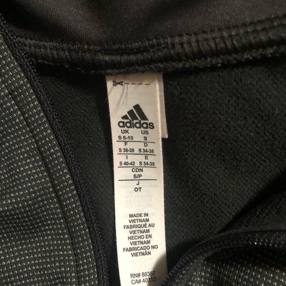 Adidas Woman's Adidas Black Climawarm half Zip Hoodie Size S / US 4 / IT 40 - 4 Thumbnail