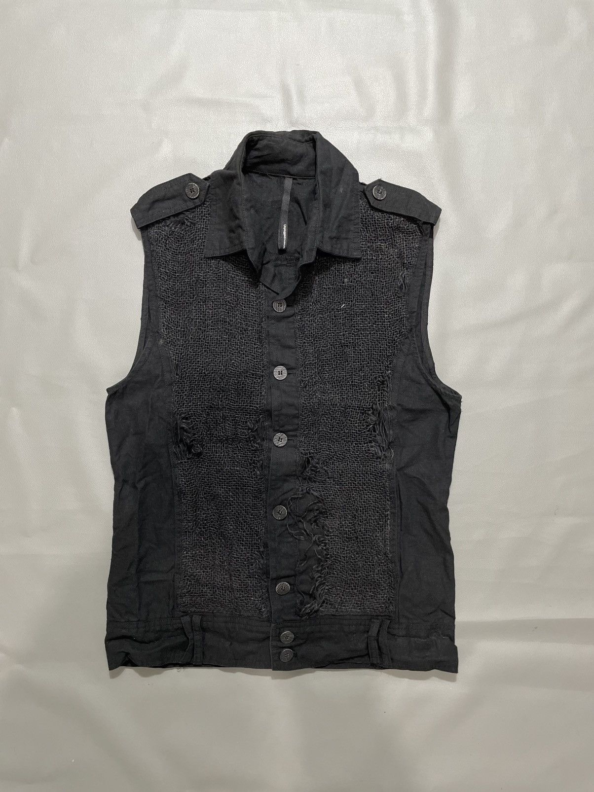 If Six Was Nine distressed Shirt Goth mudmax vkei opium Style Size US S / EU 44-46 / 1 - 1 Thumbnail