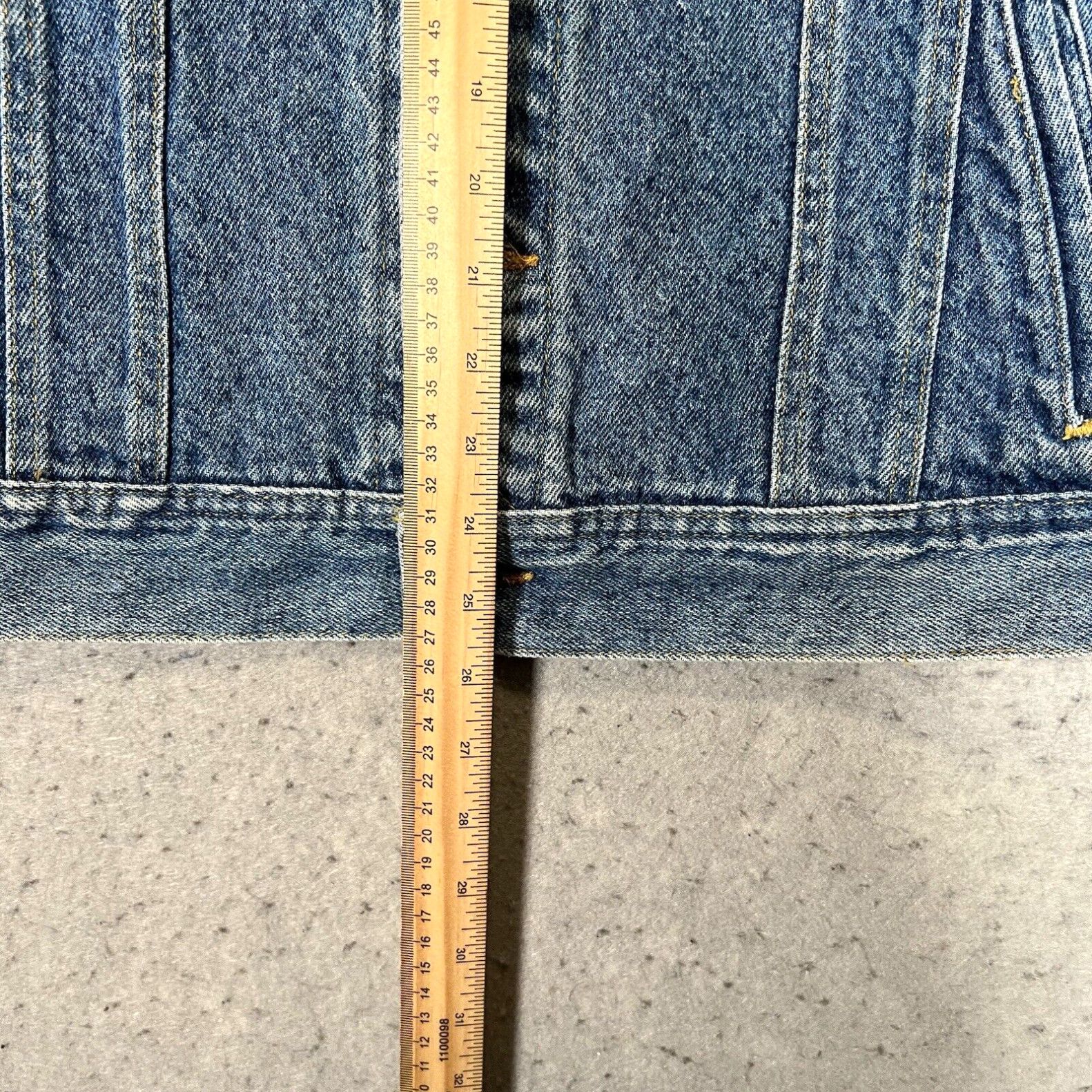 Lee Vintage 90s Lee Denim Trucker Jacket USA Made Mens Size US L / EU 52-54 / 3 - 3 Thumbnail