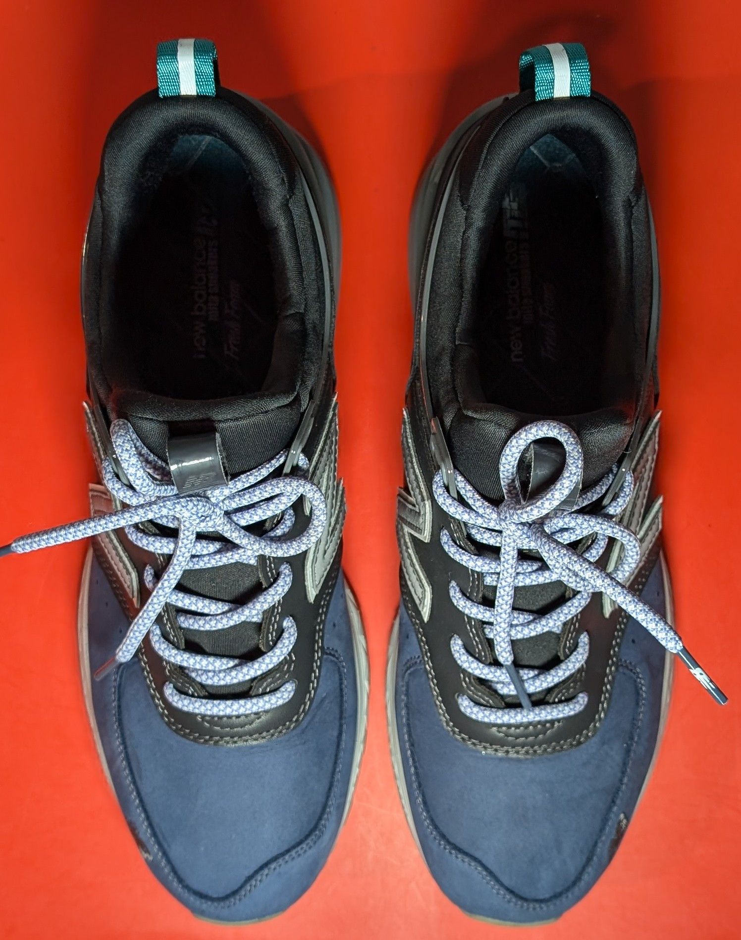New Balance Size 9.5 - New Balance Mita Sneakers x 574 Black Blue Size US 9.5 / EU 42-43 - 4 Thumbnail