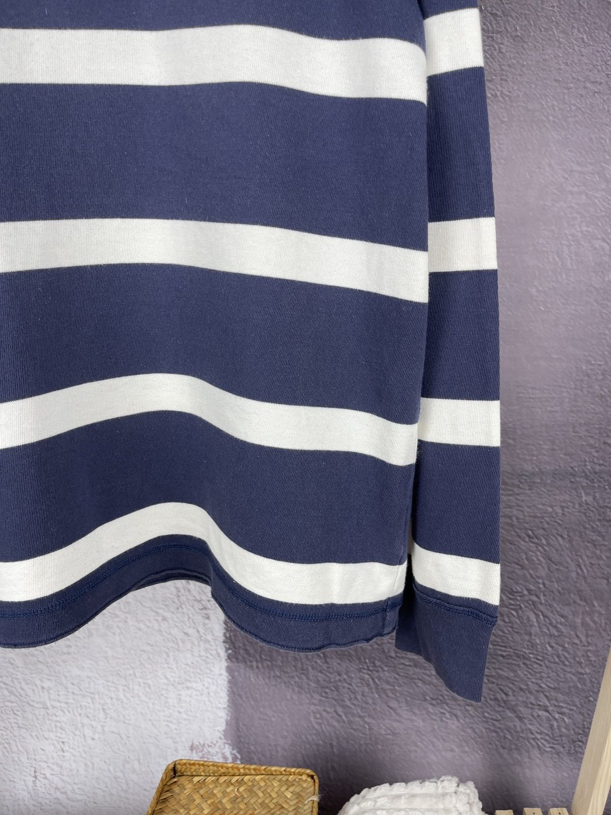 Polo Ralph Lauren Polo Jeans Company Ralph Lauren vintage striped rugby polo Size US L / EU 52-54 / 3 - 6 Thumbnail