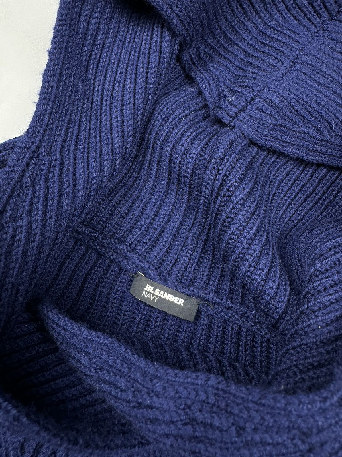 Jil Sander Jil Sander Knitted Wool Hooded Sweater Size M Size M / US 6-8 / IT 42-44 - 3 Thumbnail