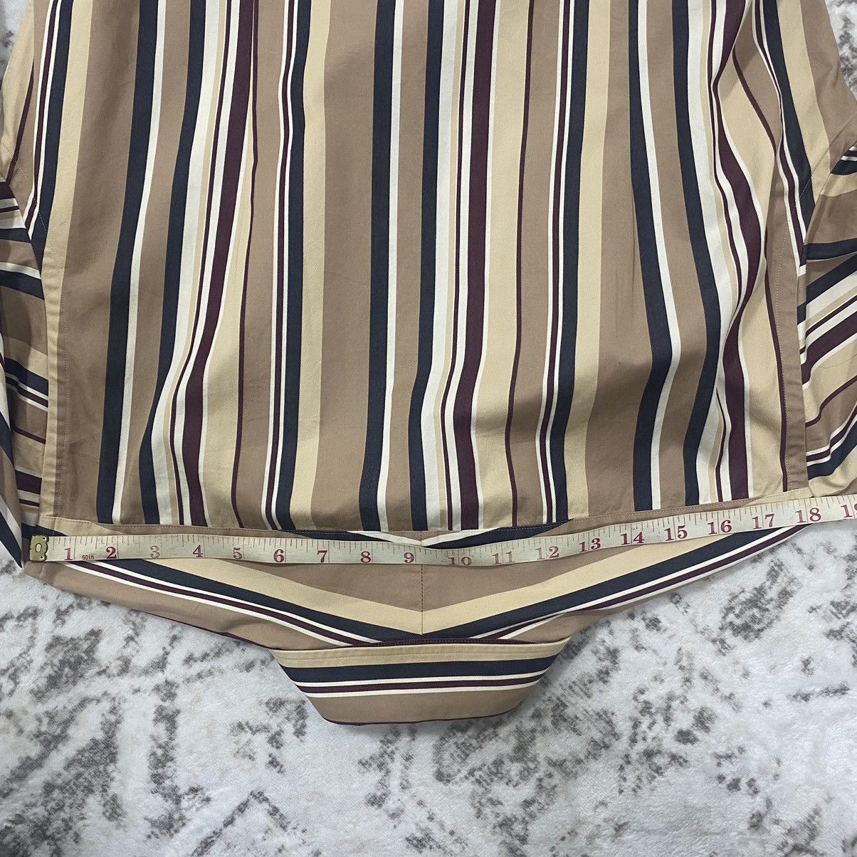 Burberry Burberry Beige Check Shirt Size US L / EU 52-54 / 3 - 13 Thumbnail