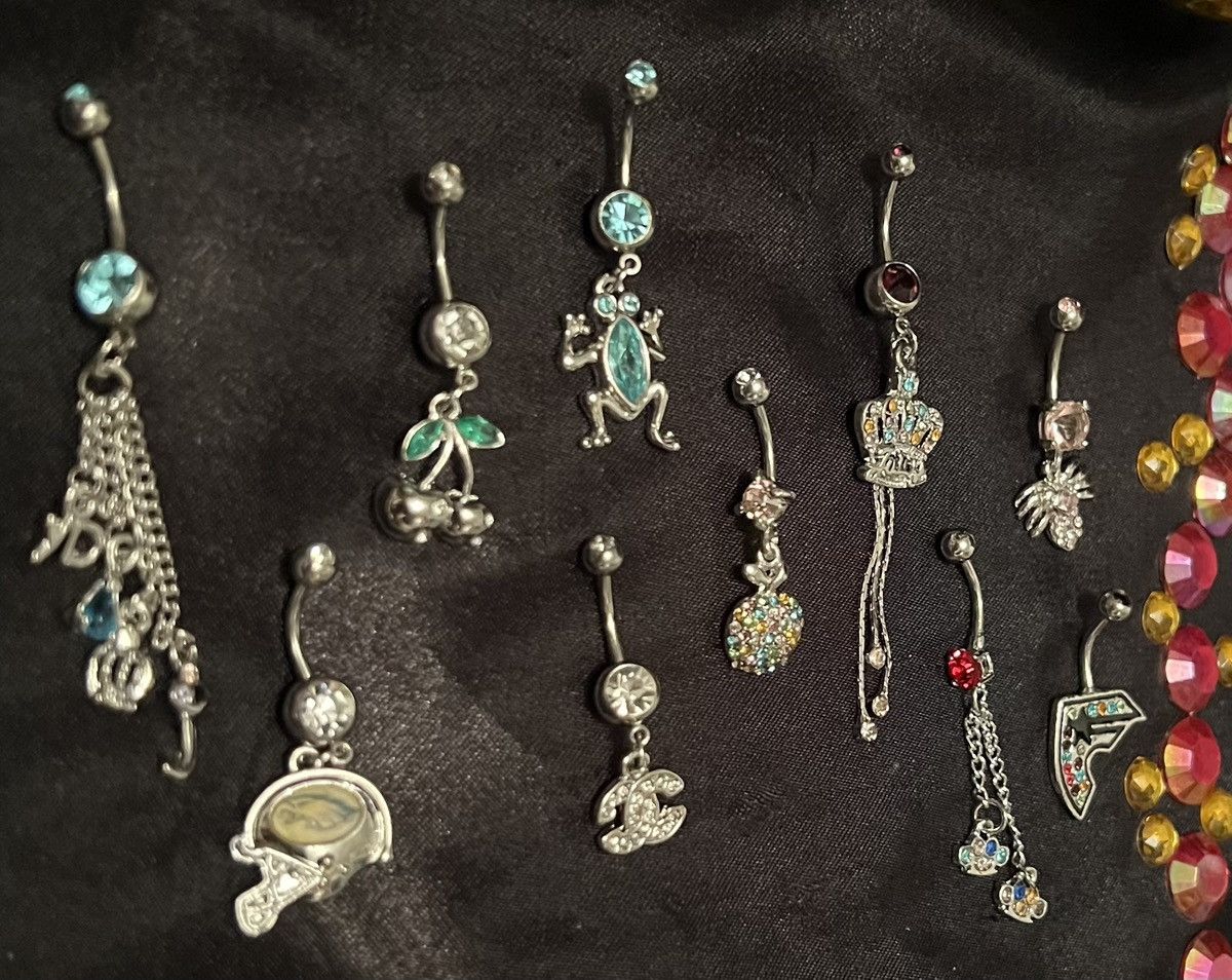 Other 10 Piece Belly Button Rings Size ONE SIZE - 7 Thumbnail