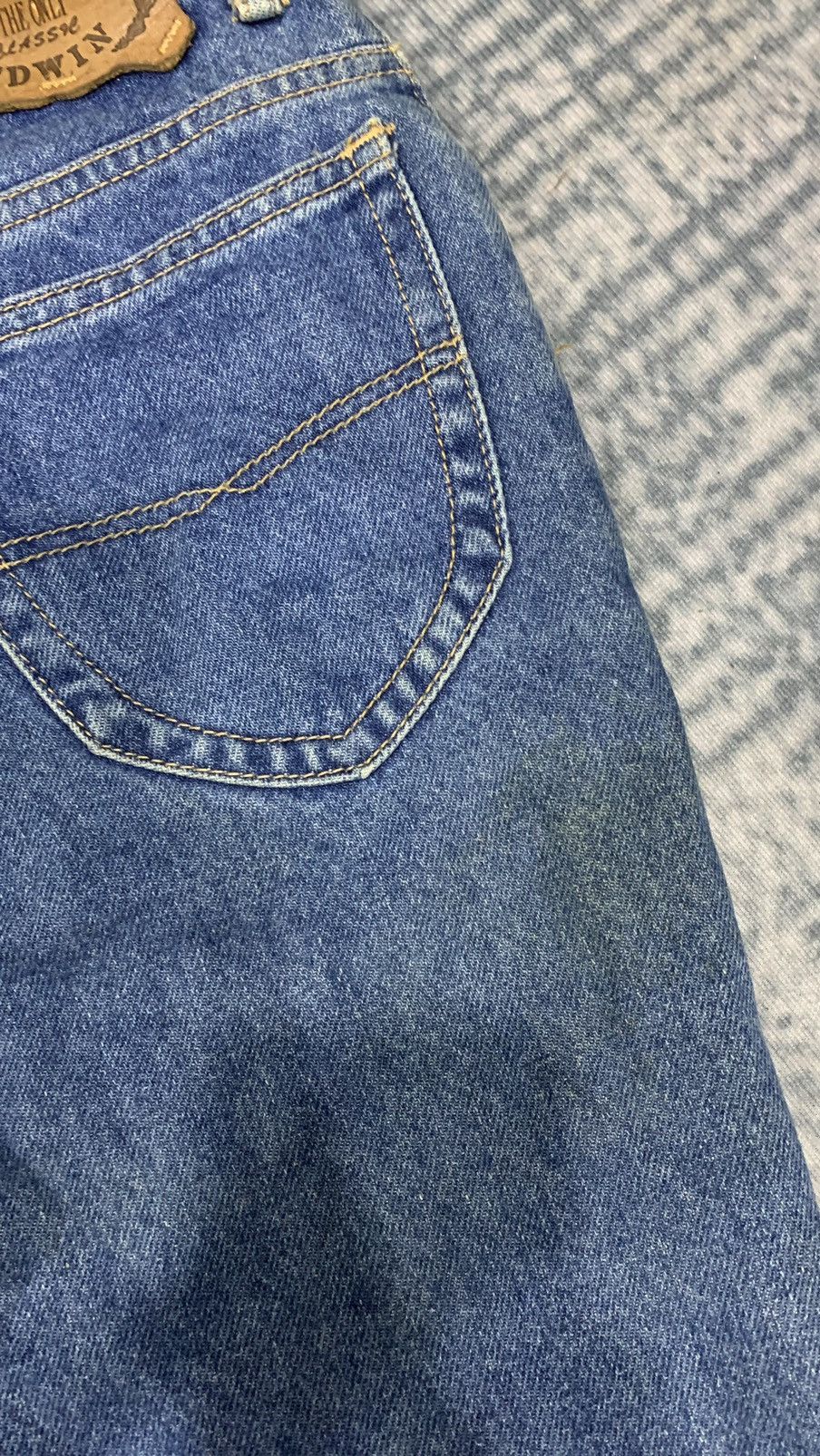 Indigo × Japanese Brand × Vintage 🔥Something Jeans Skinny 90s Size US 28 / EU 44 - 9 Thumbnail