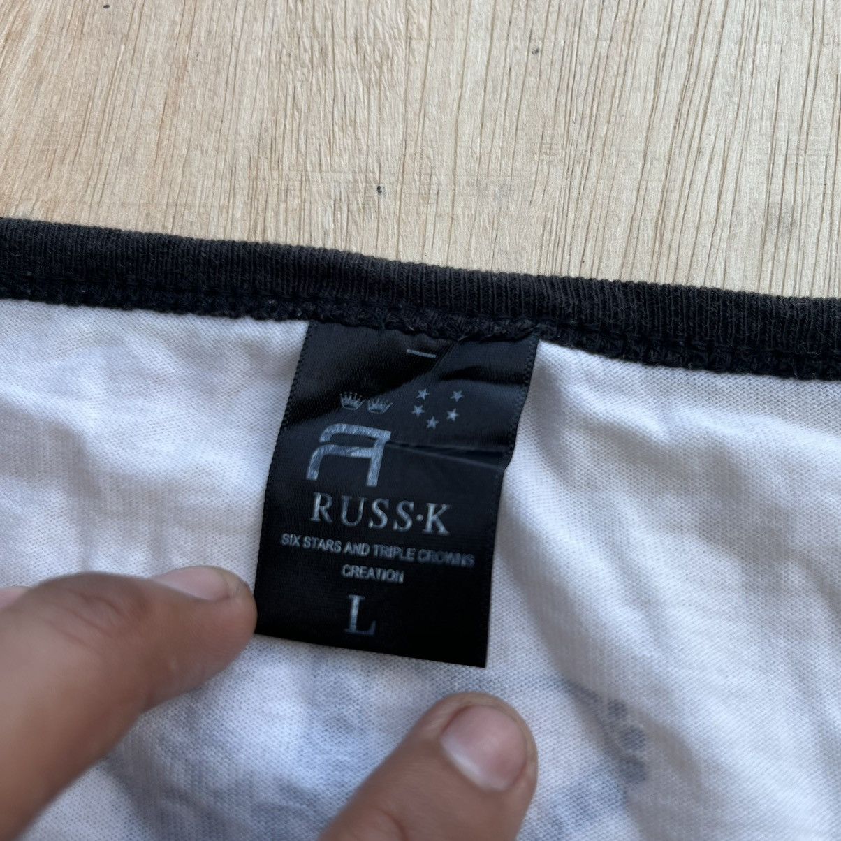 Other RUSS K 6 STARS & TRIPLE CROWNS CREATION VINTAGE Y2K Size US L / EU 52-54 / 3 - 4 Thumbnail