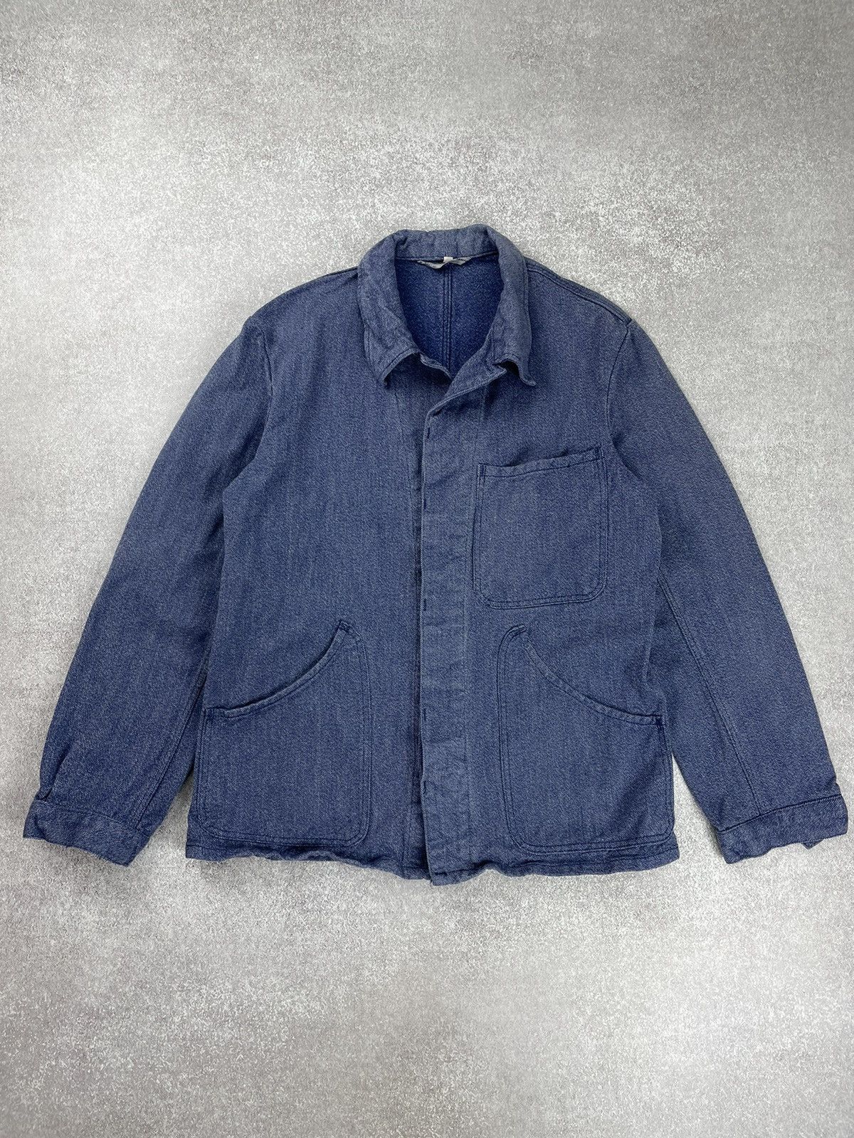 Vintage French Workwear Chore Sanfor Jacket