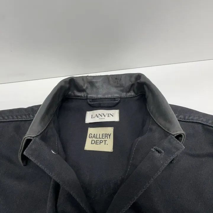Lanvin Lanvin x Gallery Dept. Black Denim Jacket -2507 Size US L / EU 52-54 / 3 - 5 Thumbnail
