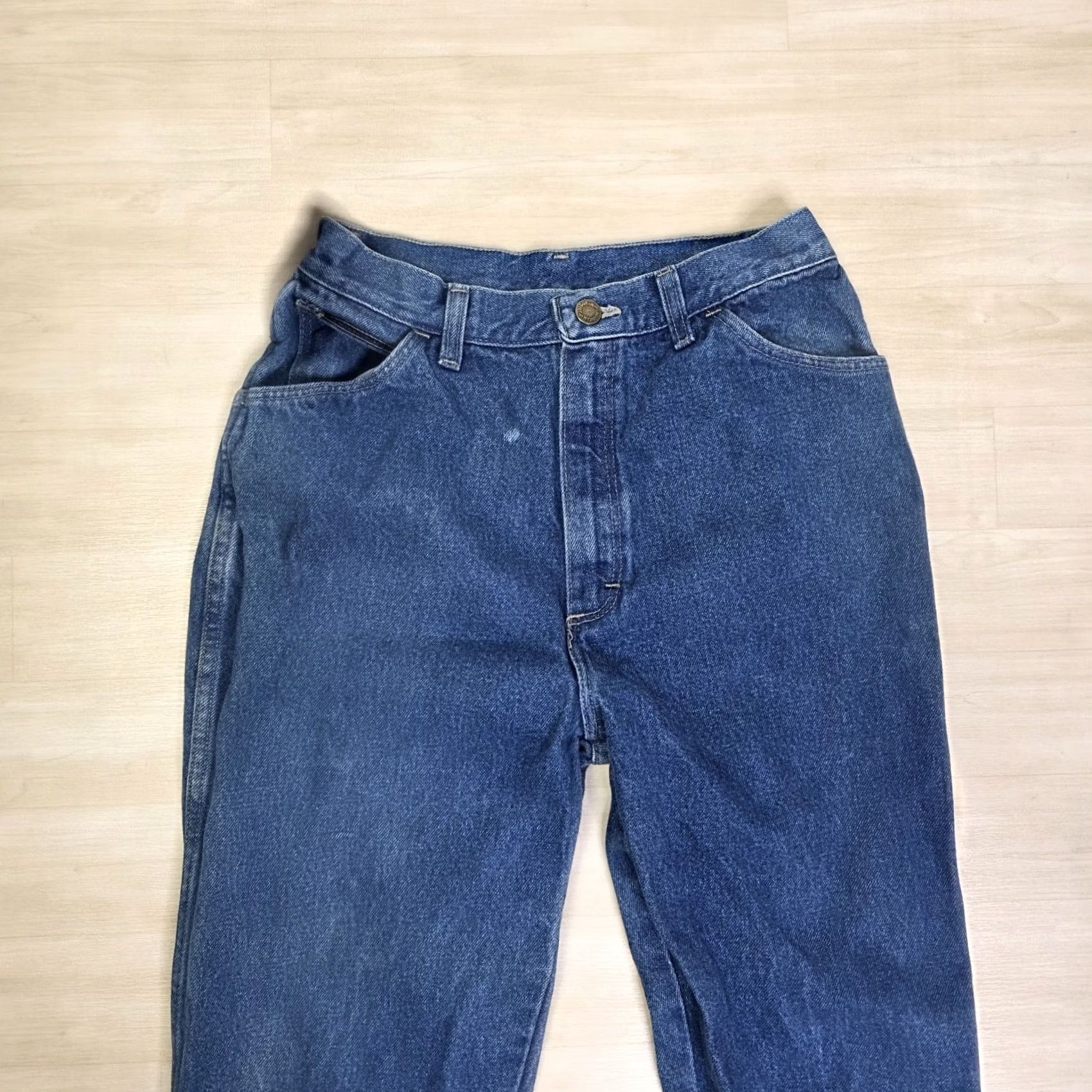 Wrangler VINTAGE Wrangler Jeans High-Rise Tapered 24 x 29 Womens USA 90s Blue Denim Size 42" / US 20 - 3 Thumbnail