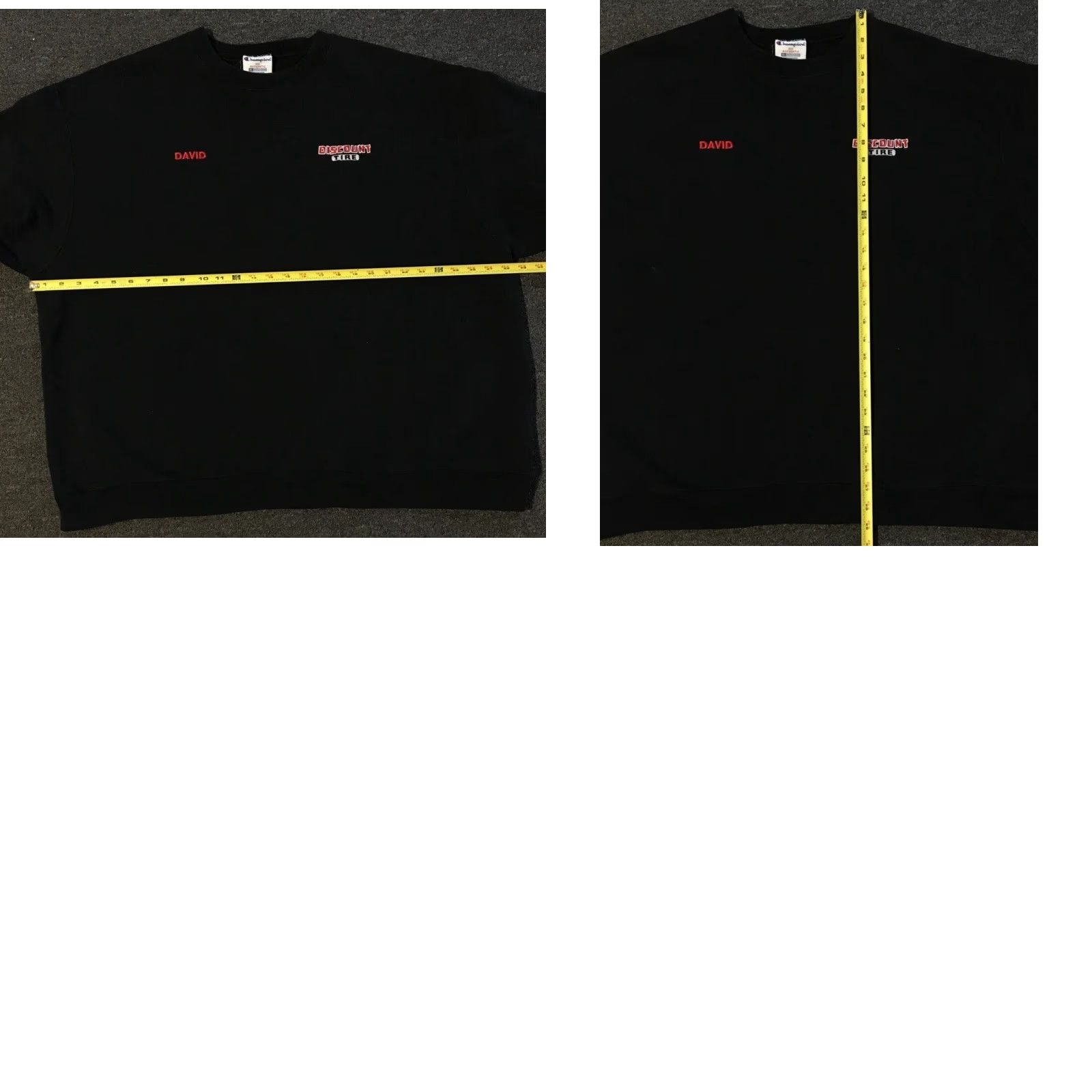 Champion VINTAGE Champion Discount Tire Faded Mechanic Boxy Fit Hoodie XXXL Black 3XL Grunge 90s Size US XXL / EU 58 / 5 - 9 Thumbnail