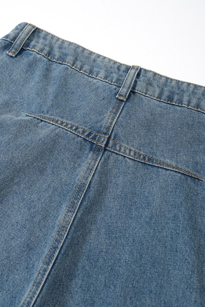 Jean × Vintage High Street Washed Baggy Jeans Pocket Size US 29 - 6 Thumbnail
