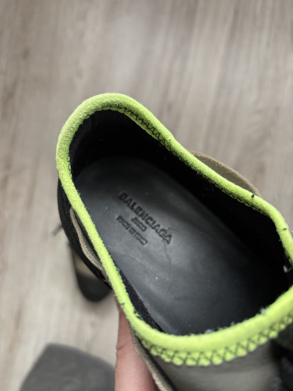 Balenciaga Balenciaga Tri Color Leather and Suede Race Runner Size 38 Size US 8 / IT 38 - 14 Thumbnail