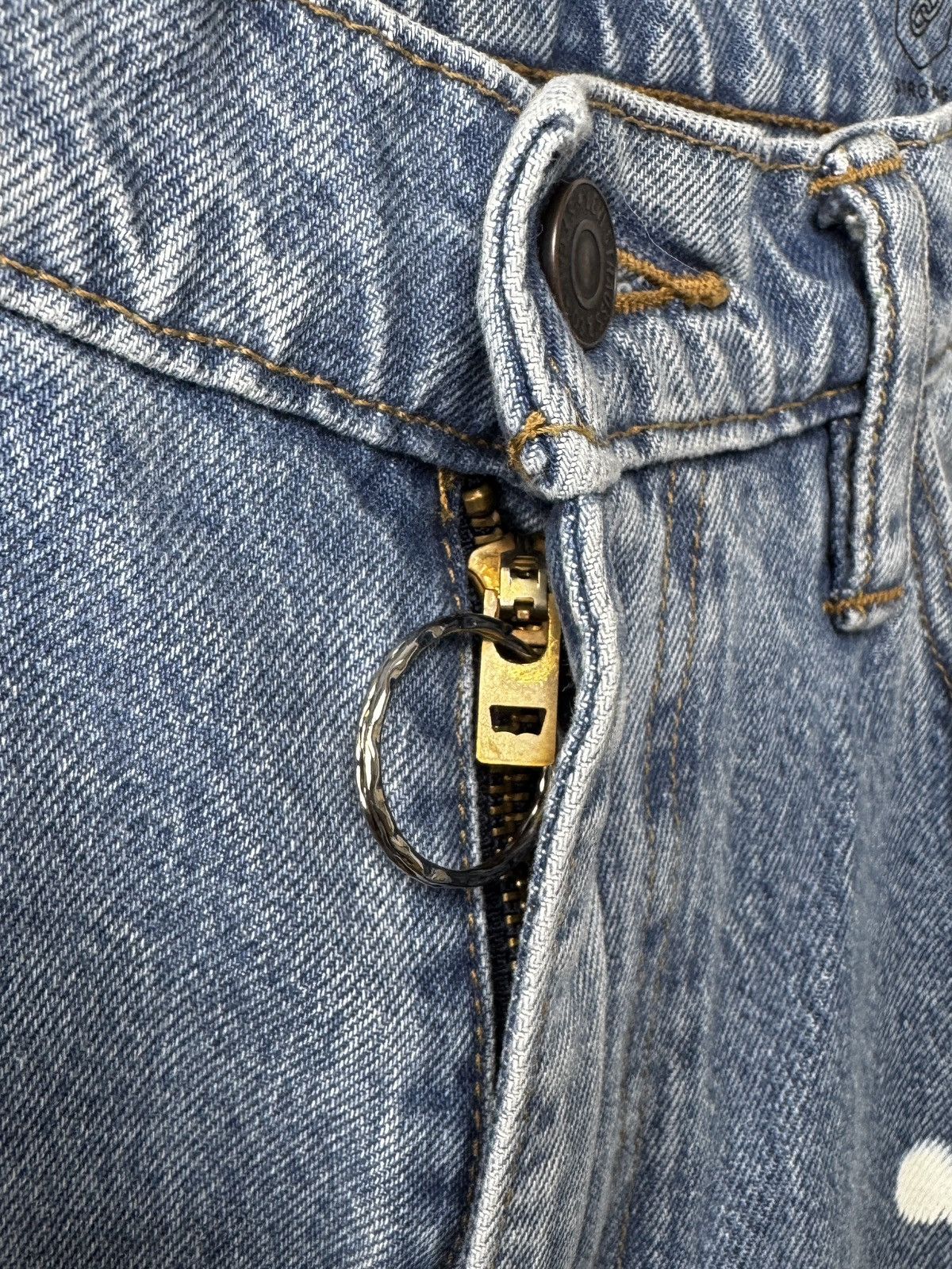 Levi's Levis 510 Strong Skateboarding Baggy fit jeans painted denim Size US 32 / EU 48 - 6 Thumbnail