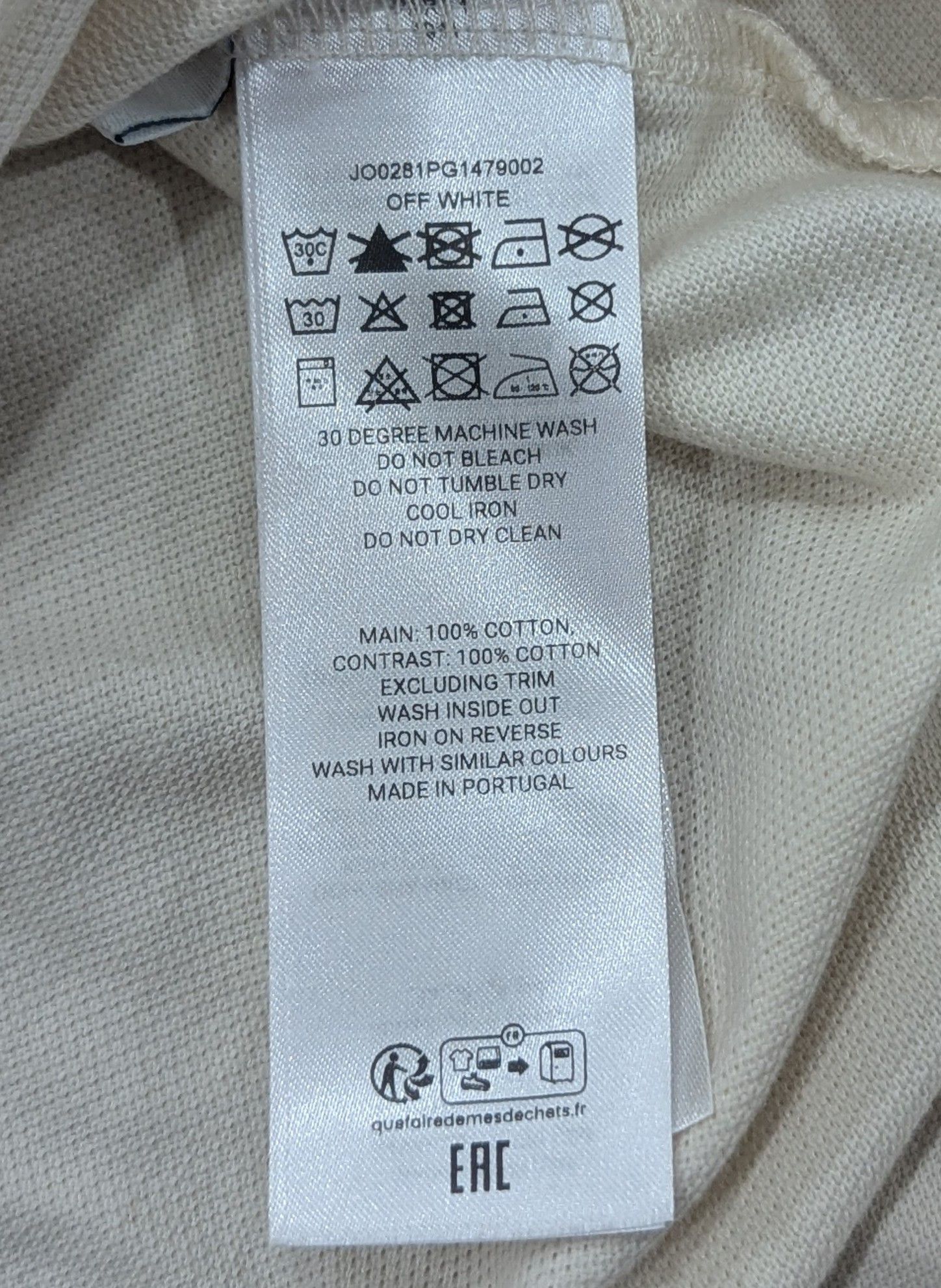 JW Anderson JW Anderson Anchor Logo Polo Shirt Off-White Large Size US L / EU 52-54 / 3 - 5 Thumbnail