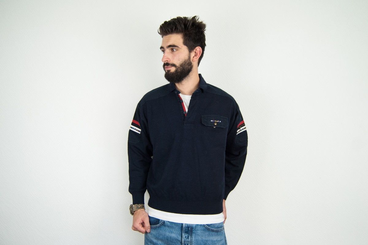Paul & Shark Vintage Paul Shark Wool Sweater Pocket Pullover Size US S / EU 44-46 / 1 - 2 Thumbnail