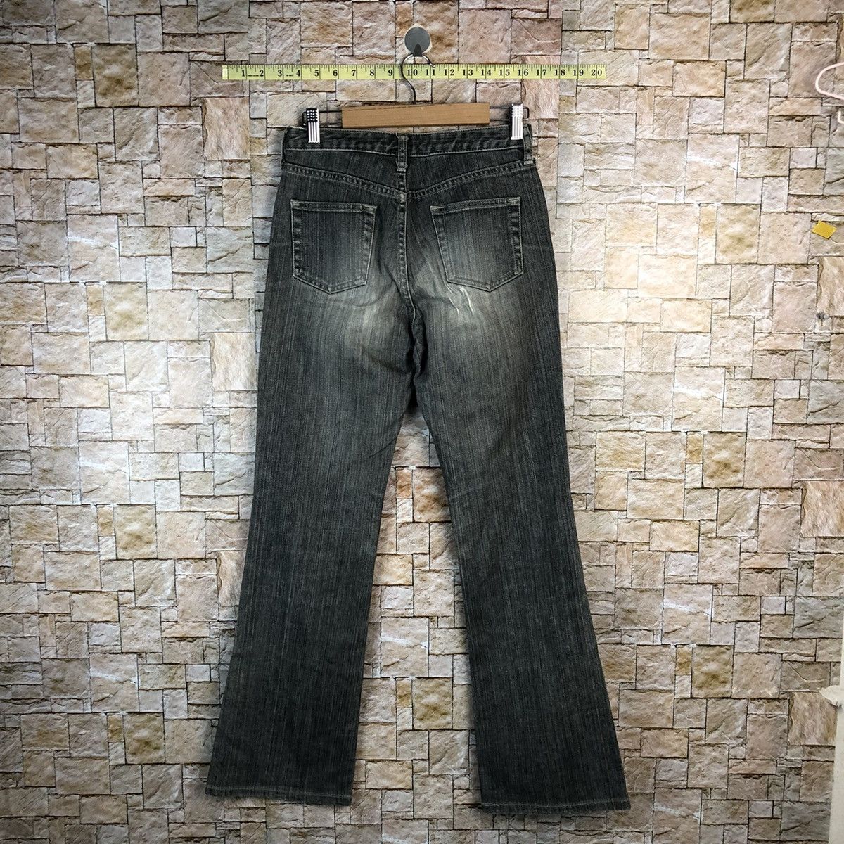 Japanese Brand Uniqlo japan faded Black Denim Pants #A1011 Size 25" / US 0 / IT 36 - 11 Thumbnail