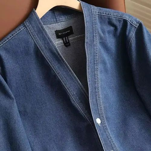 VIBE Streetwear Cardigan Kimono Denim Jacket Shirt Size US XL / EU 56 / 4 - 3 Thumbnail