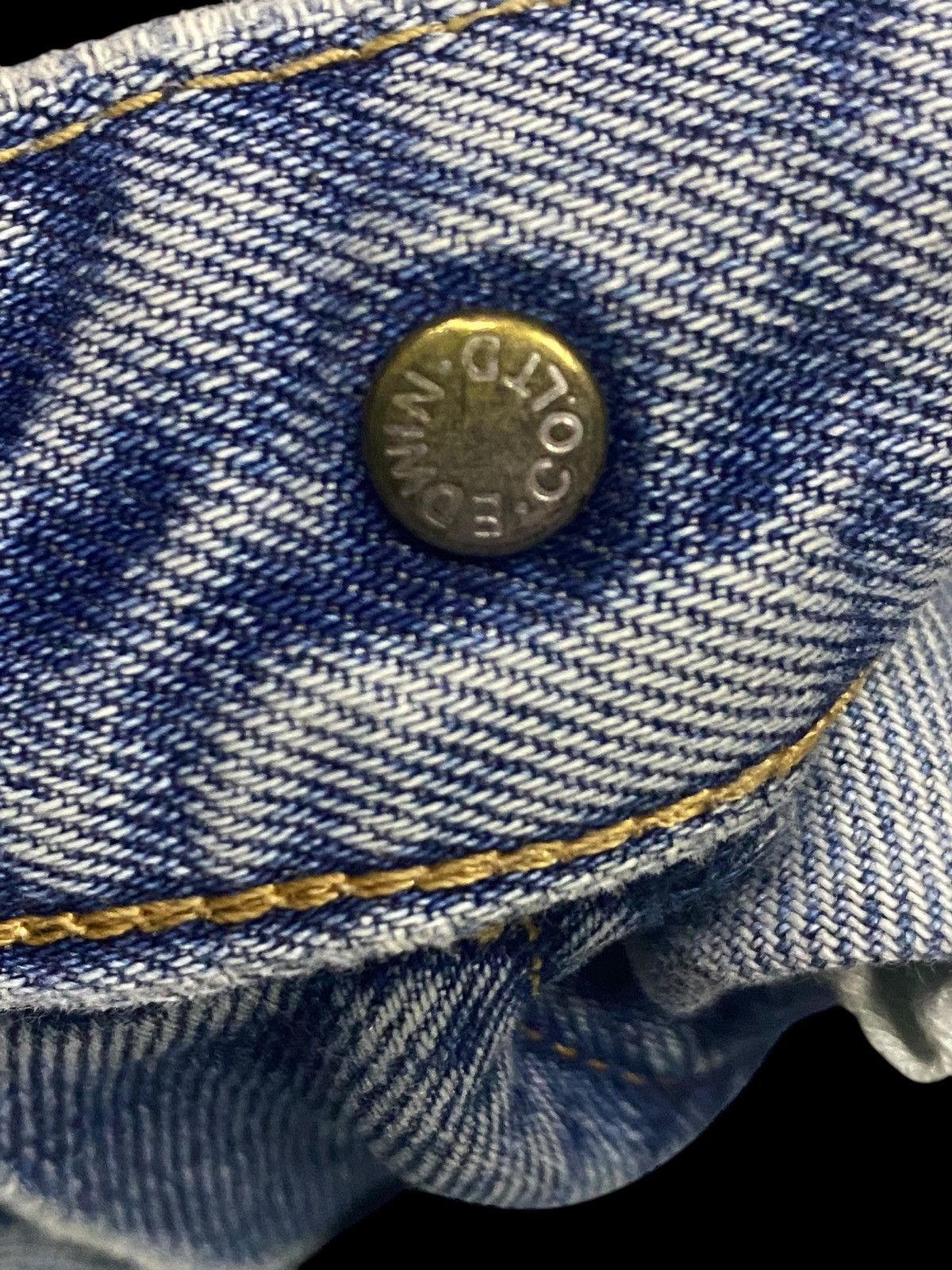 Junya Watanabe Vintage Edwin 403 Japan Faded Wash Distressed Denim Jeans Size US 30 / EU 46 - 19 Thumbnail