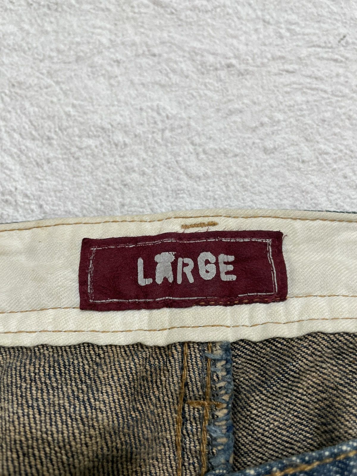 Japanese Brand Vintage 2000s Baggy Blue Denim Size US 33 - 9 Thumbnail