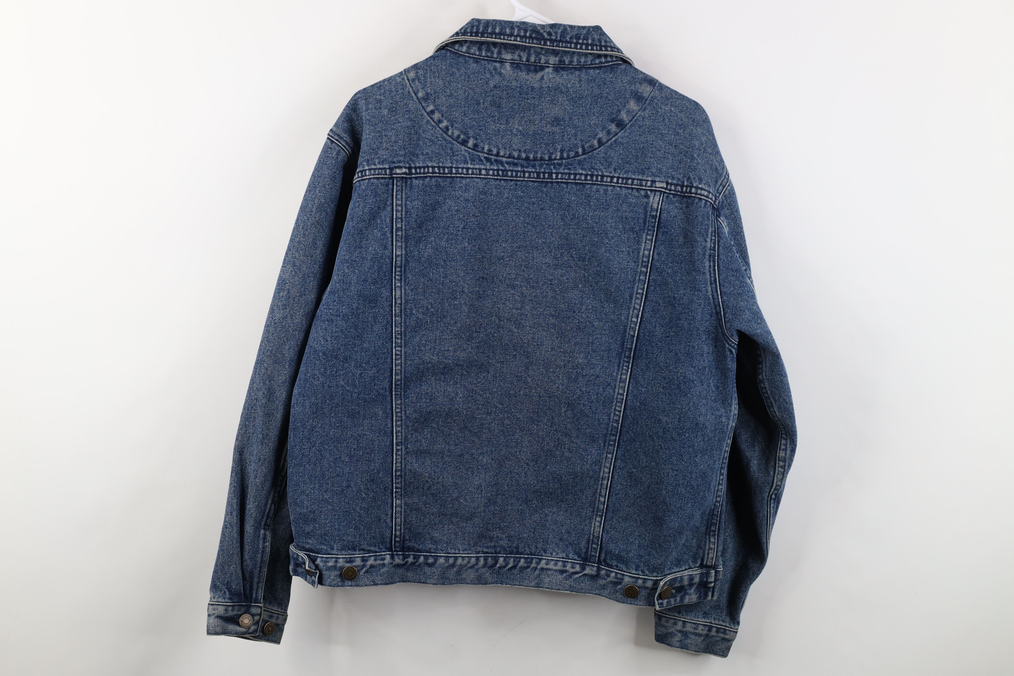 Cabelas Vintage 90s Cabelas Denim Jean Trucker Jacket Blue Cotton Size L / US 10 / IT 46 - 12 Thumbnail