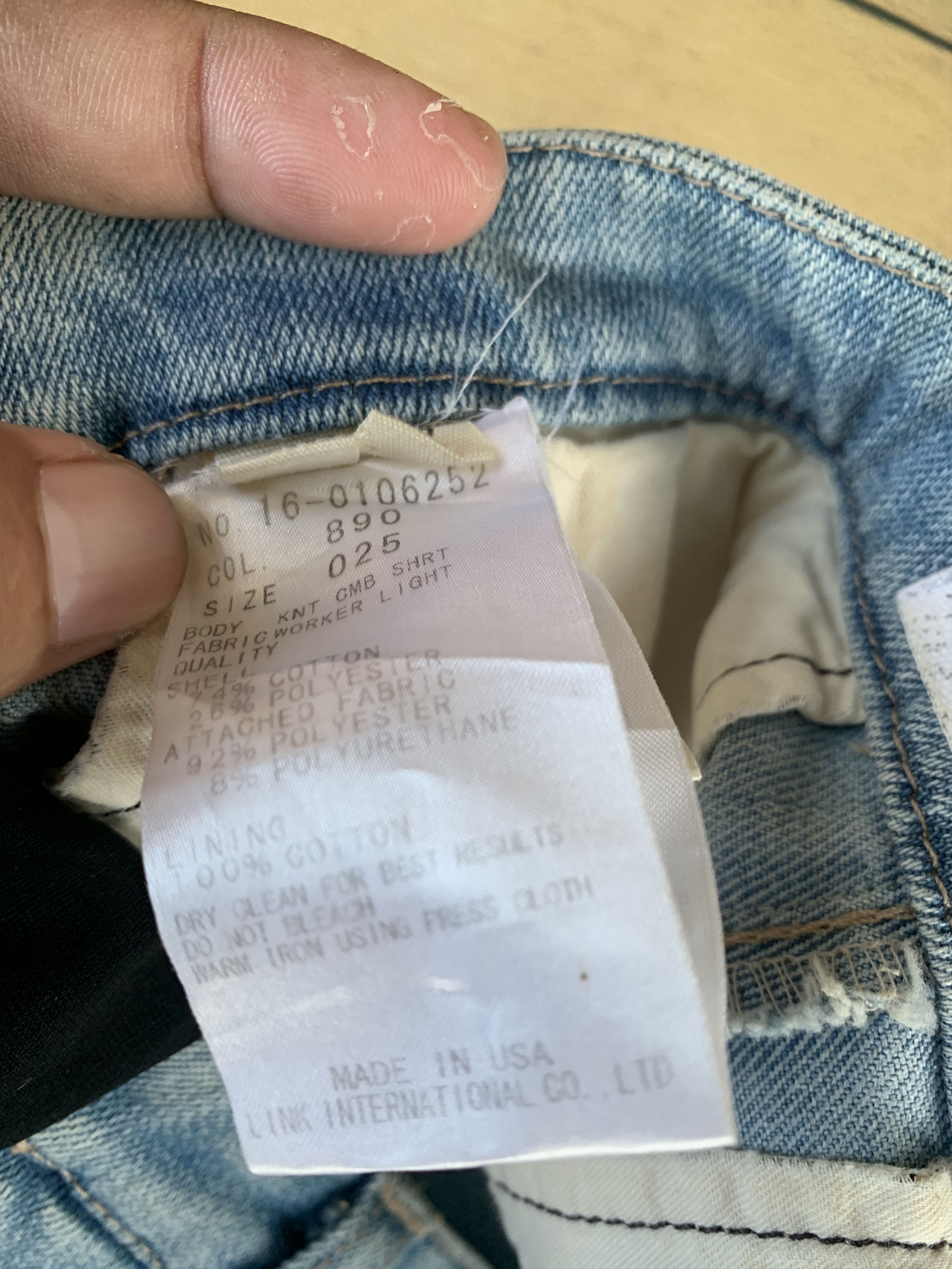 Helmut Lang Helmut Lang archive Wash denim Size 25" / US 0 / IT 36 - 6 Thumbnail