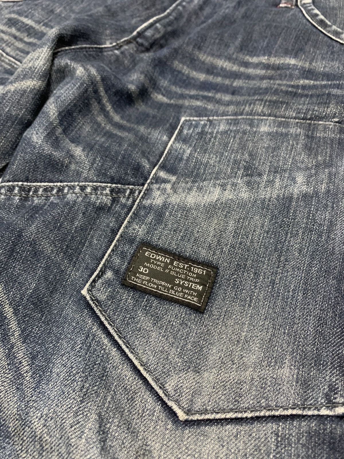 If Six Was Nine Edwin Blue Trip Multipocket Tactical Undercover Style Pants Size US 29 - 5 Thumbnail
