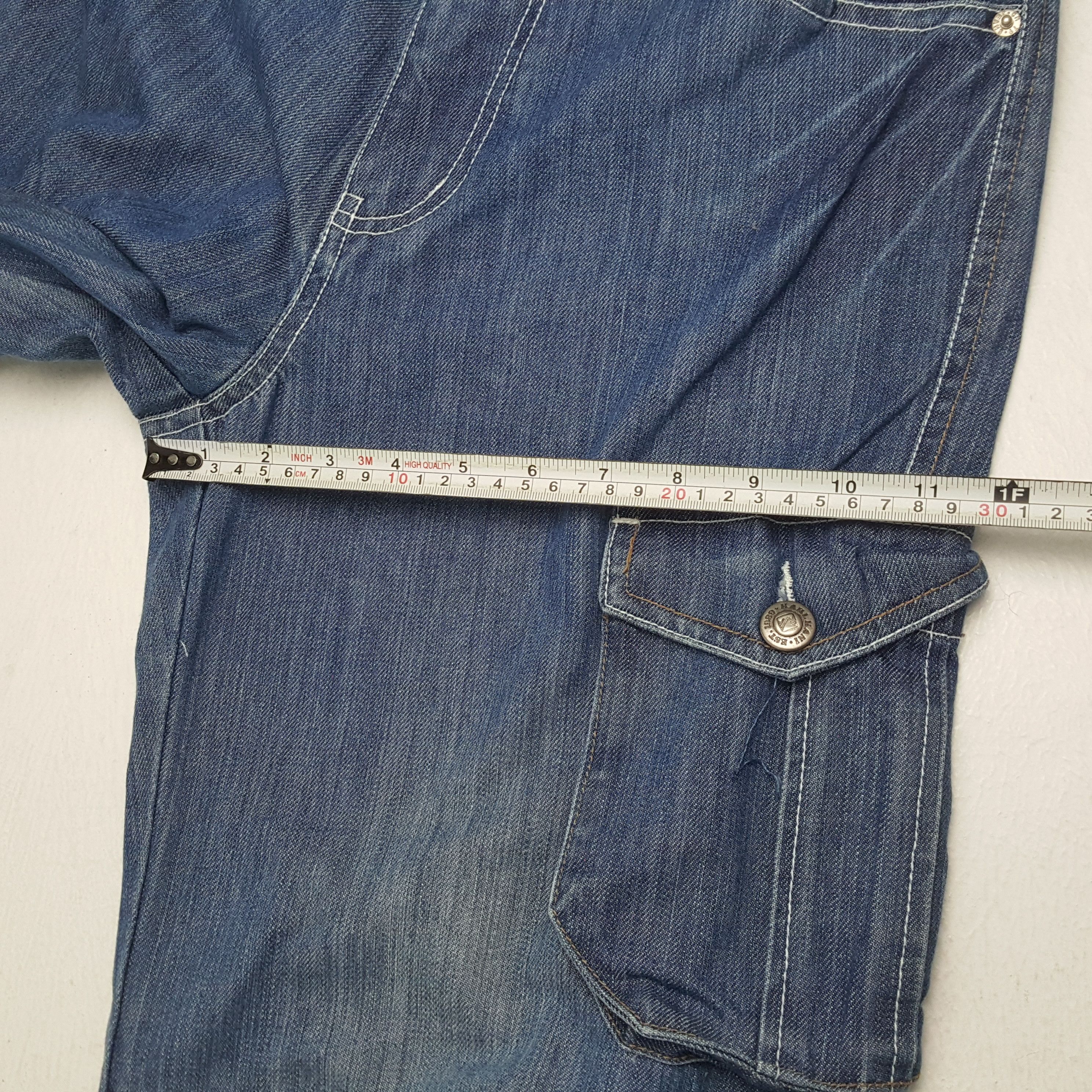 Karl Kani × Vintage Vintage KARL KANI American Streetwear Skateboard Cargo Jeans Size US 27 - 9 Thumbnail