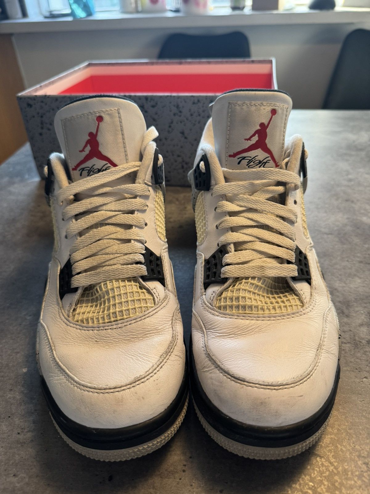 Jordan Brand Jordan 4 White Cement 2016 Size US 9.5 / EU 42-43 - 3 Thumbnail
