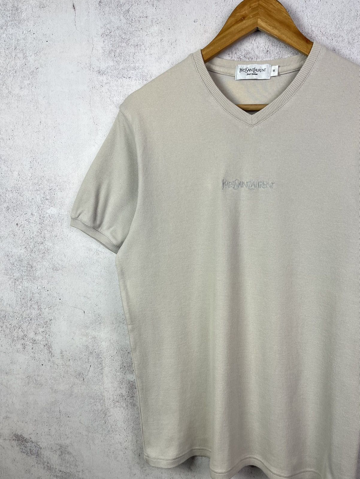 Yves Saint Laurent Vintage 90s YSL Yves Saint Laurent Pour Homme T-Shirt Rare Size US M / EU 48-50 / 2 - 2 Thumbnail