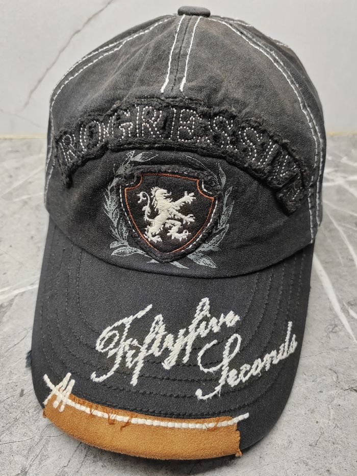 Japanese Brand Vintage Progressive Distressed Style Cap Hat Size ONE SIZE - 1 Thumbnail