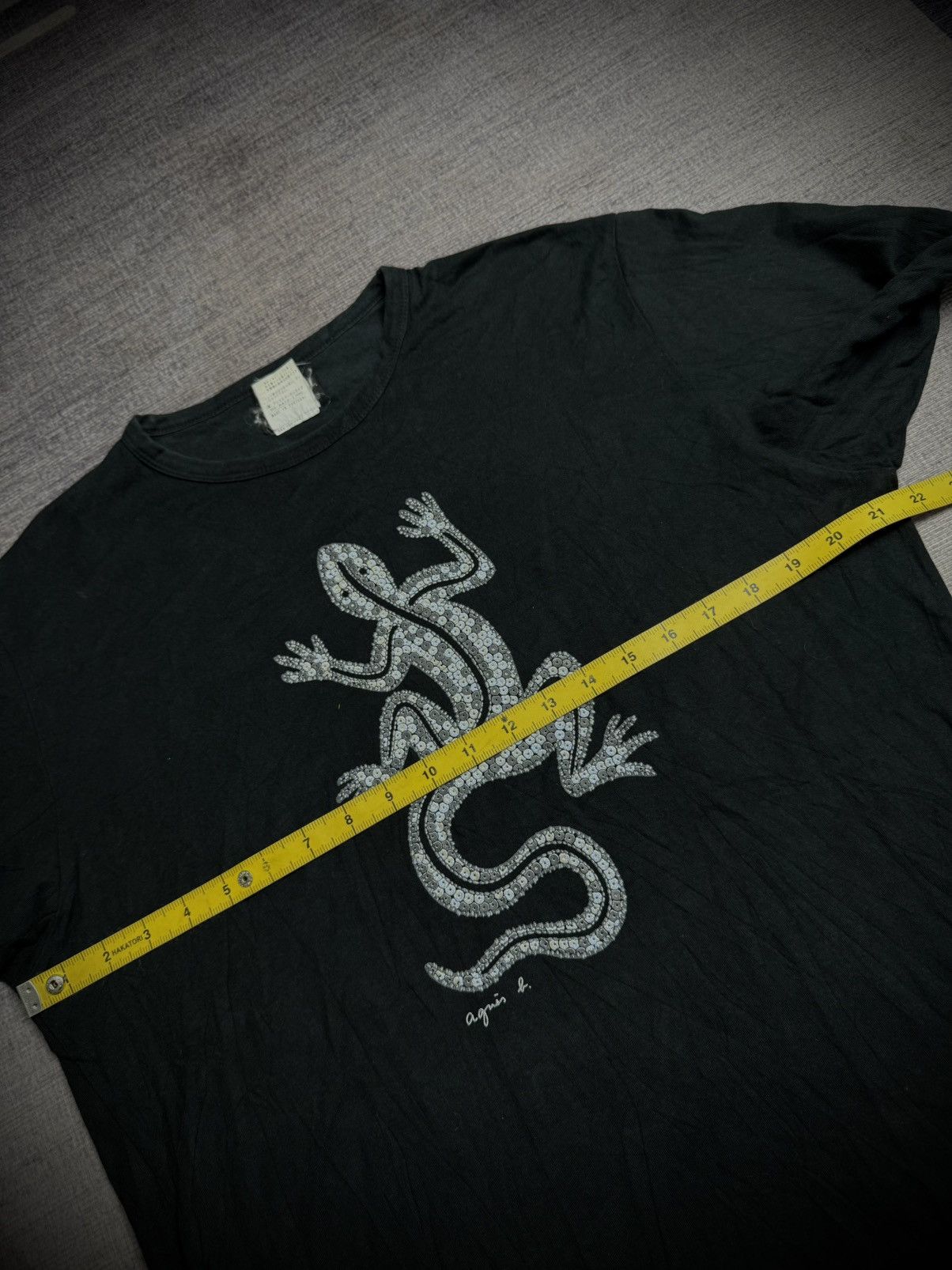 agnes b. Agnes.b lizard big logo long sleeve Size US XL / EU 56 / 4 - 7 Thumbnail