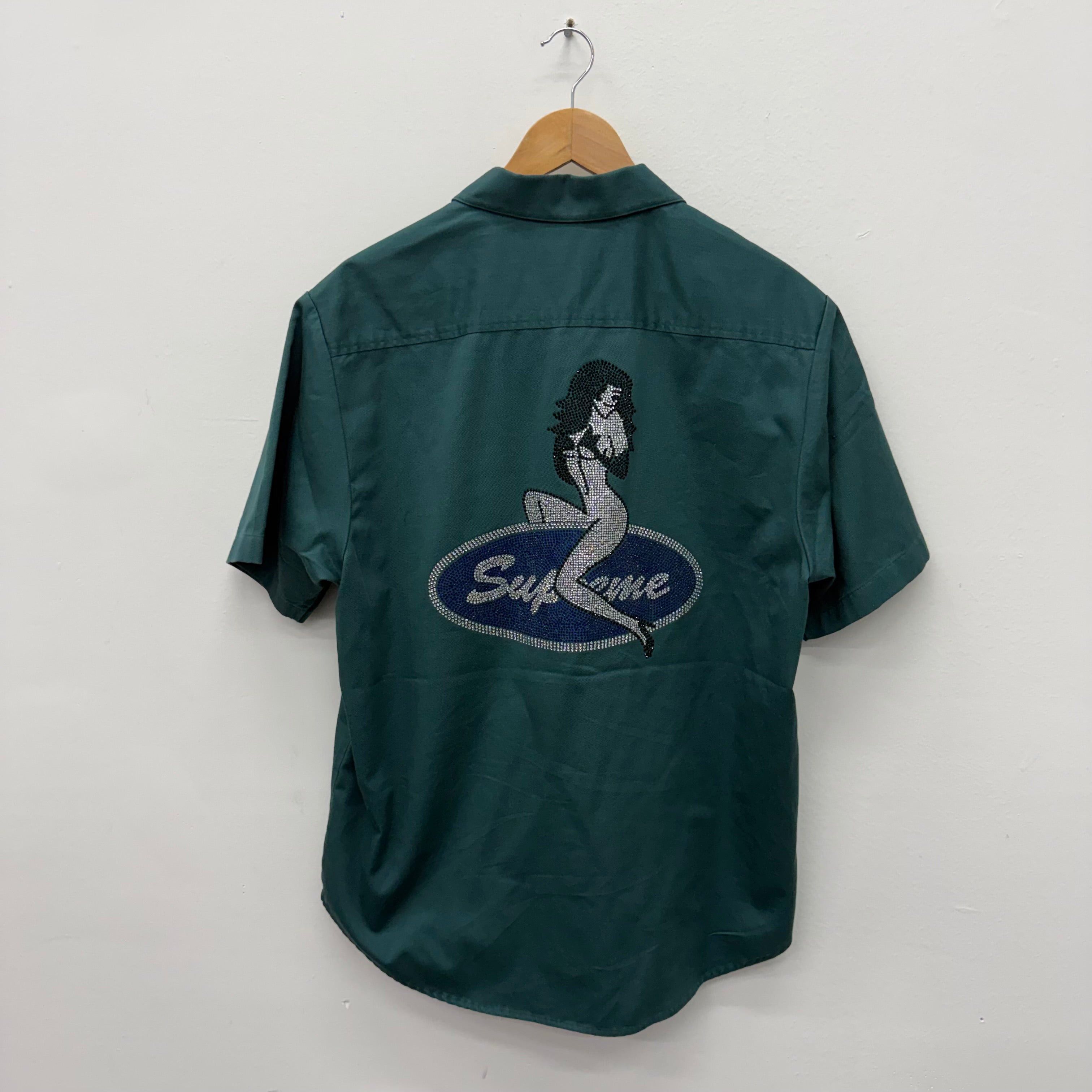 Supreme Supreme Rhinestone Lady Work Shirt - Size M Size US M / EU 48-50 / 2 - 2 Thumbnail