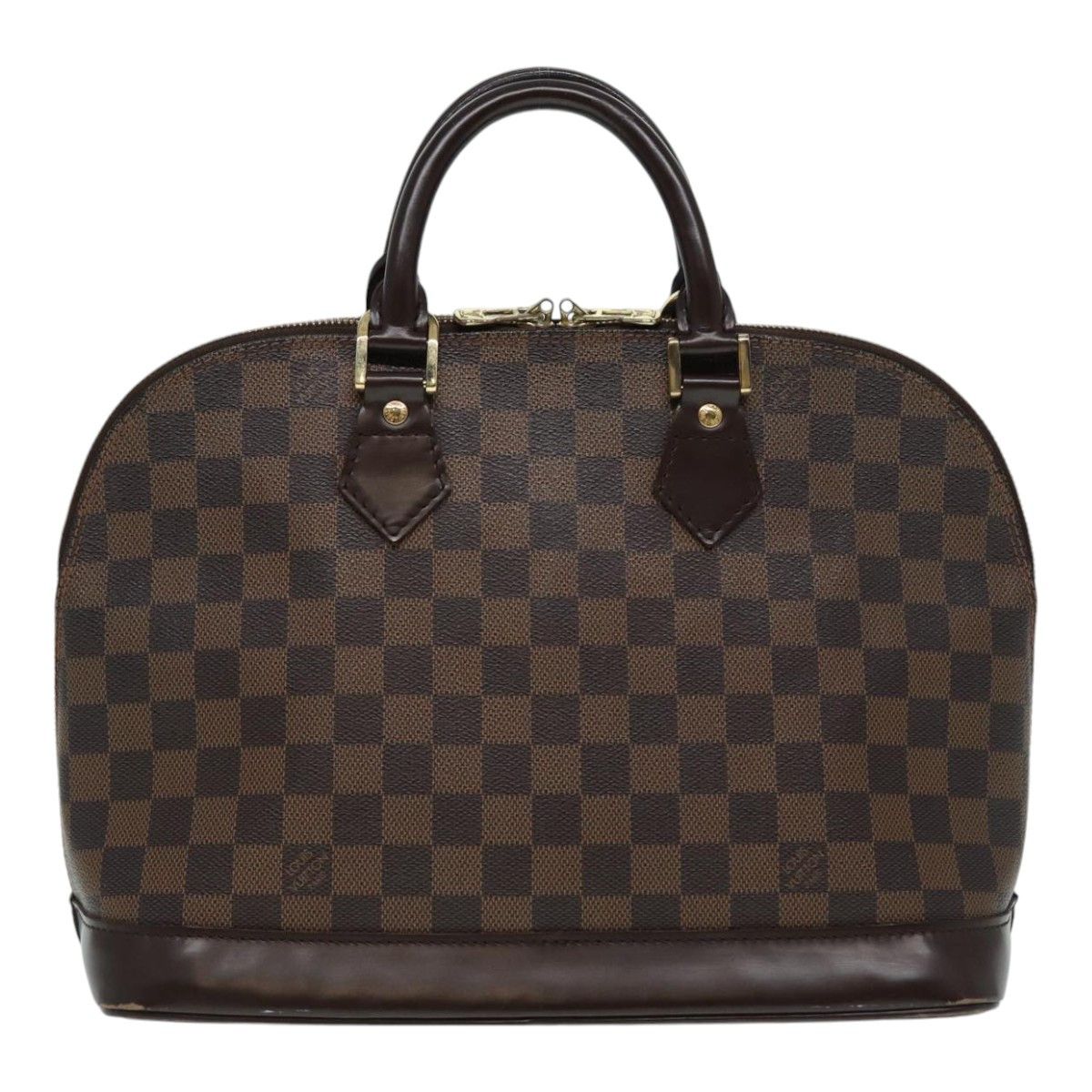 Louis Vuitton Alma Brown Canvas Handbag (Pre-Owned) Size ONE SIZE - 1 Thumbnail