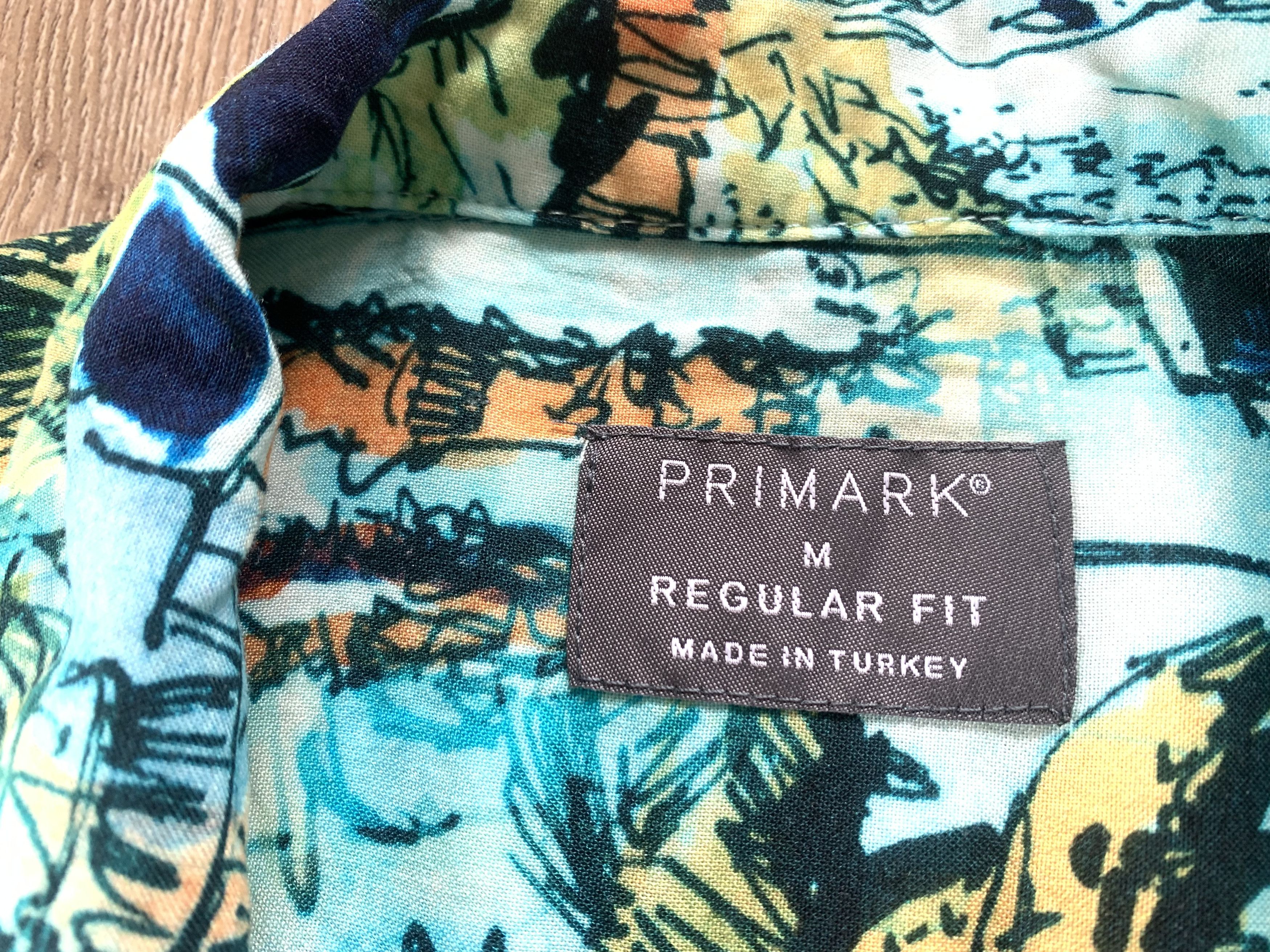Primark Primark Regular Fit Printed Hawaiian Shirt Size US M / EU 48-50 / 2 - 5 Thumbnail