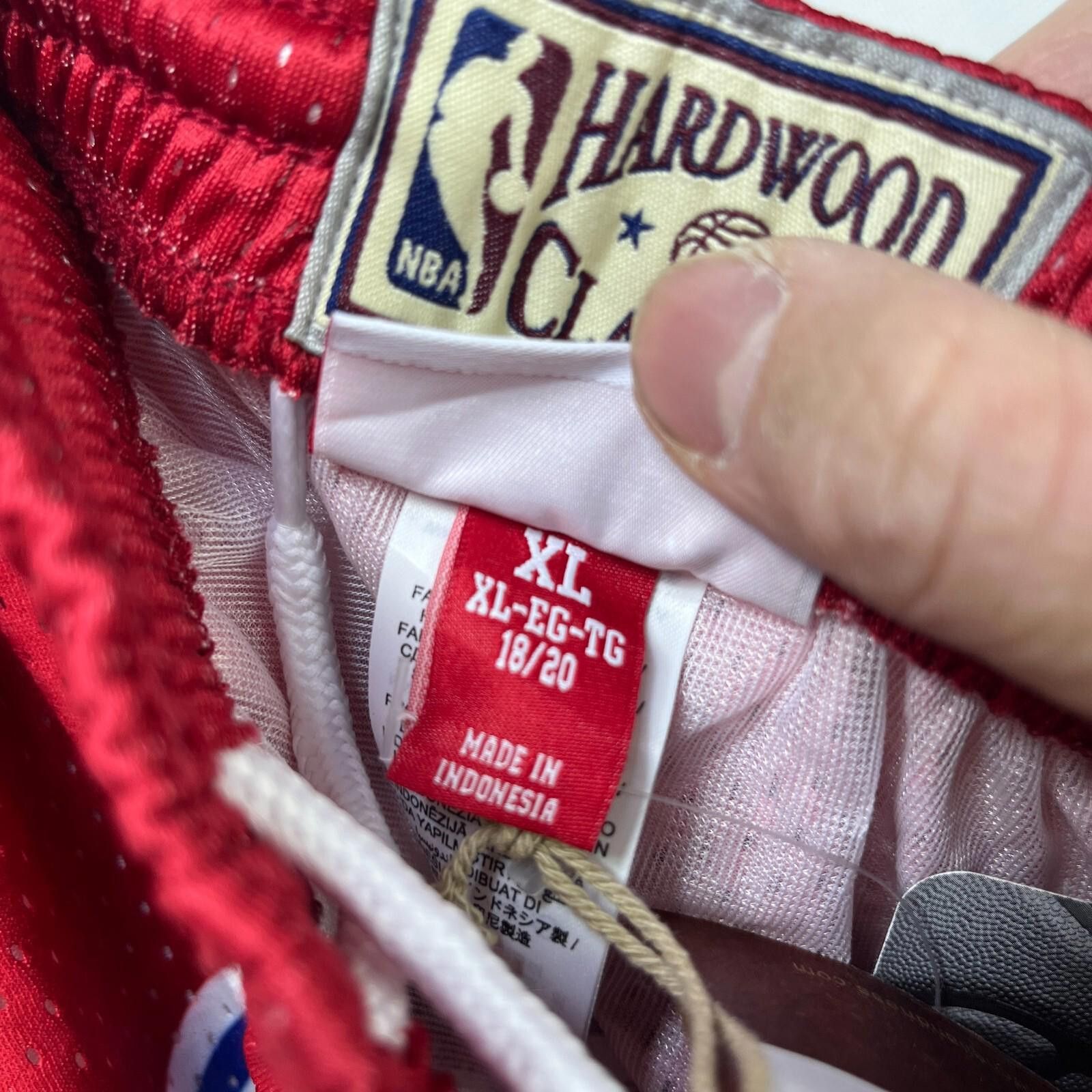 Mitchell & Ness Vintage Philadelphia Sixers Basketball Shorts Youth XL New Size ONE SIZE - 6 Thumbnail