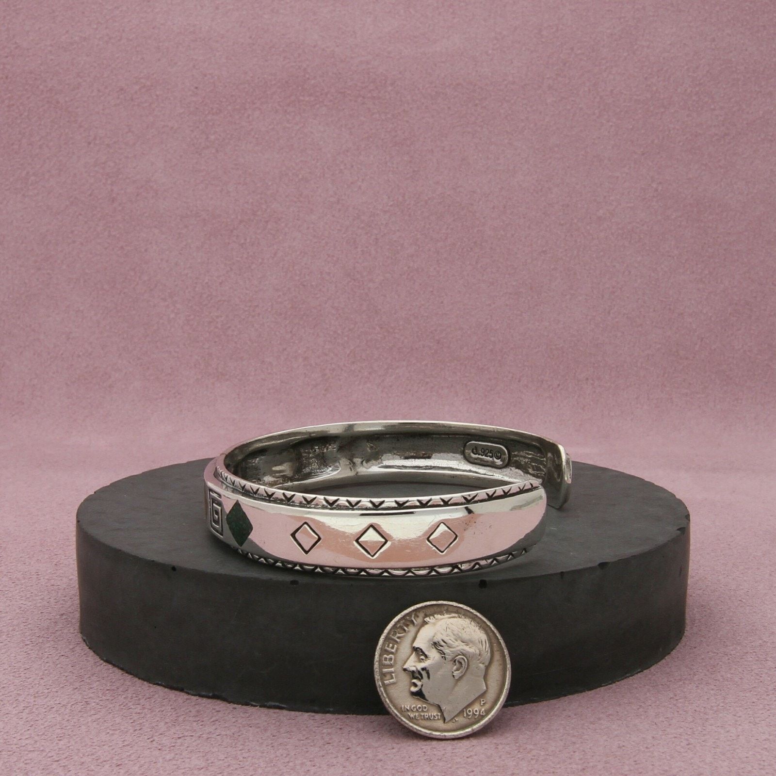 Sterling Silver carolyn pollack sterling silver cuff bracelet size 6.75in Size ONE SIZE - 2 Thumbnail