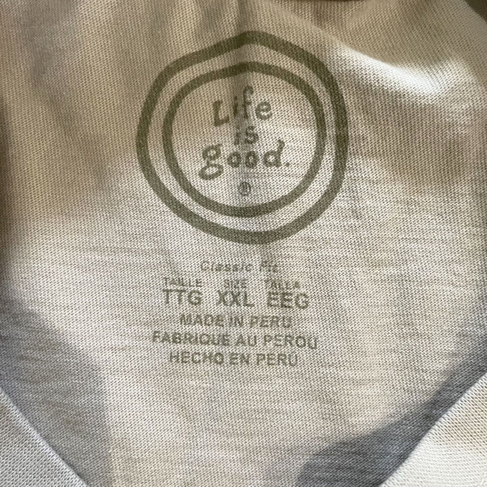 Life is Good Life Is Good Long Sleeve Beige Mens XXL Shirt Size US XXL / EU 58 / 5 - 2 Thumbnail