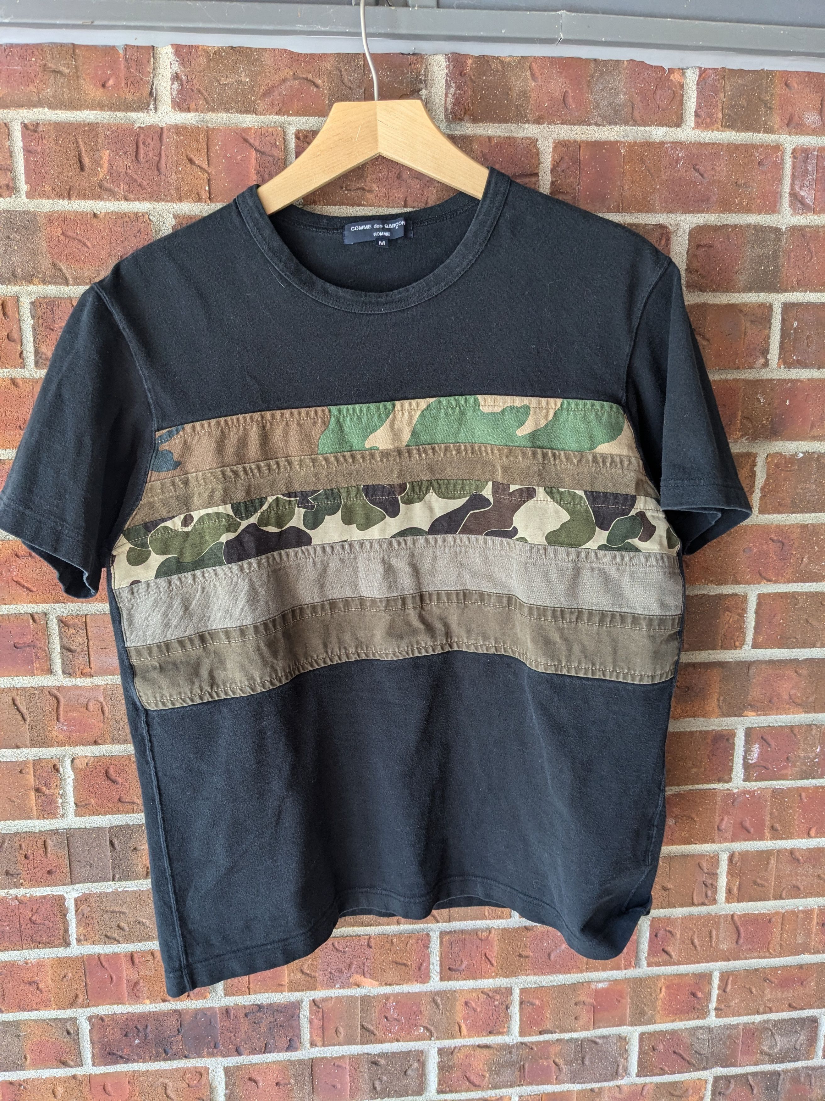 Comme des Garcons Homme Comme des garcons homme camo patch tee Size US M / EU 48-50 / 2 - 1 Thumbnail