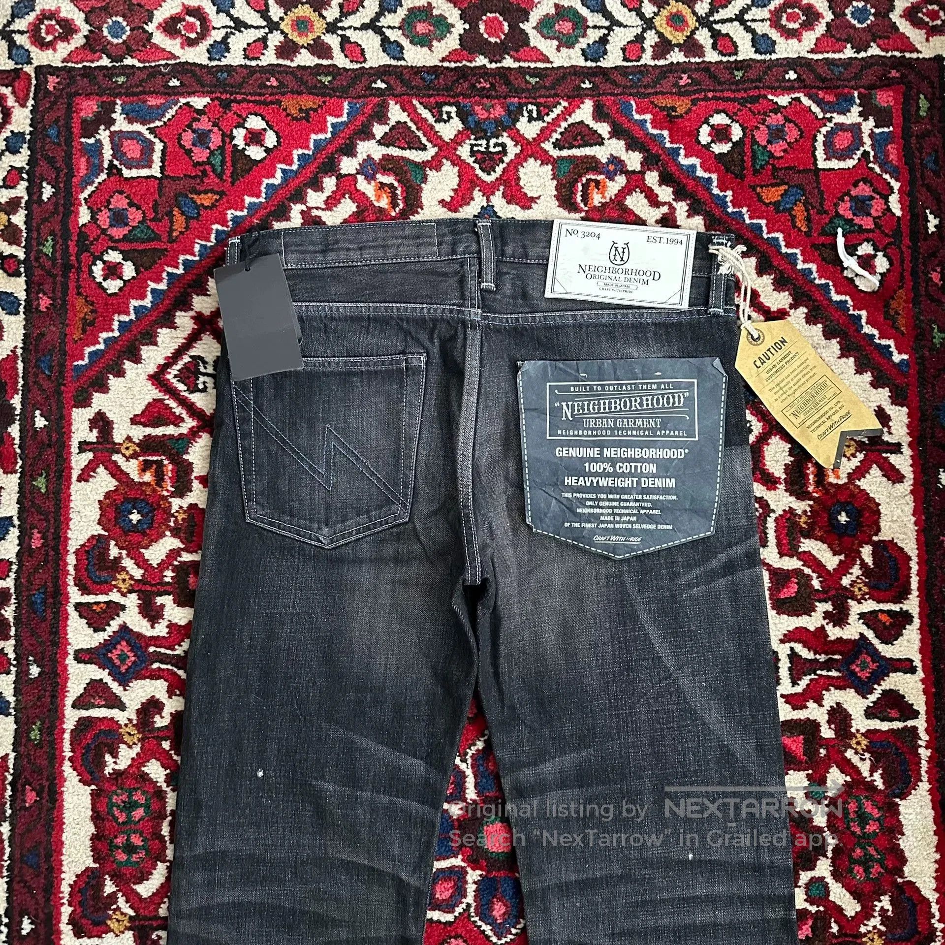 Neighborhood neighborhood black narrow denim pants. Size US 31 - 4 Thumbnail