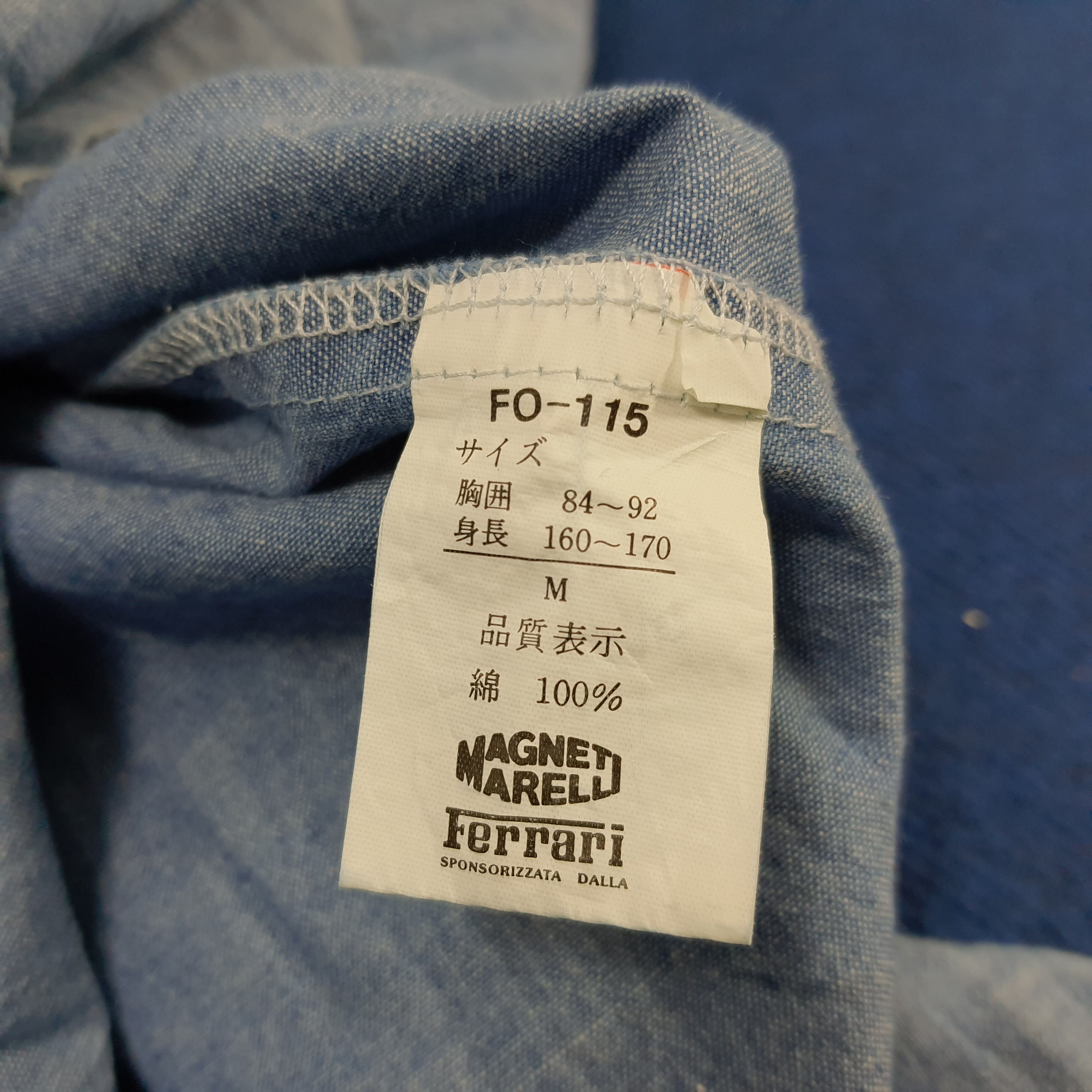 Ferrari × Vintage Vintage Magneti Marelli FERRARI Motorsports Button Shirt Size US L / EU 52-54 / 3 - 7 Thumbnail