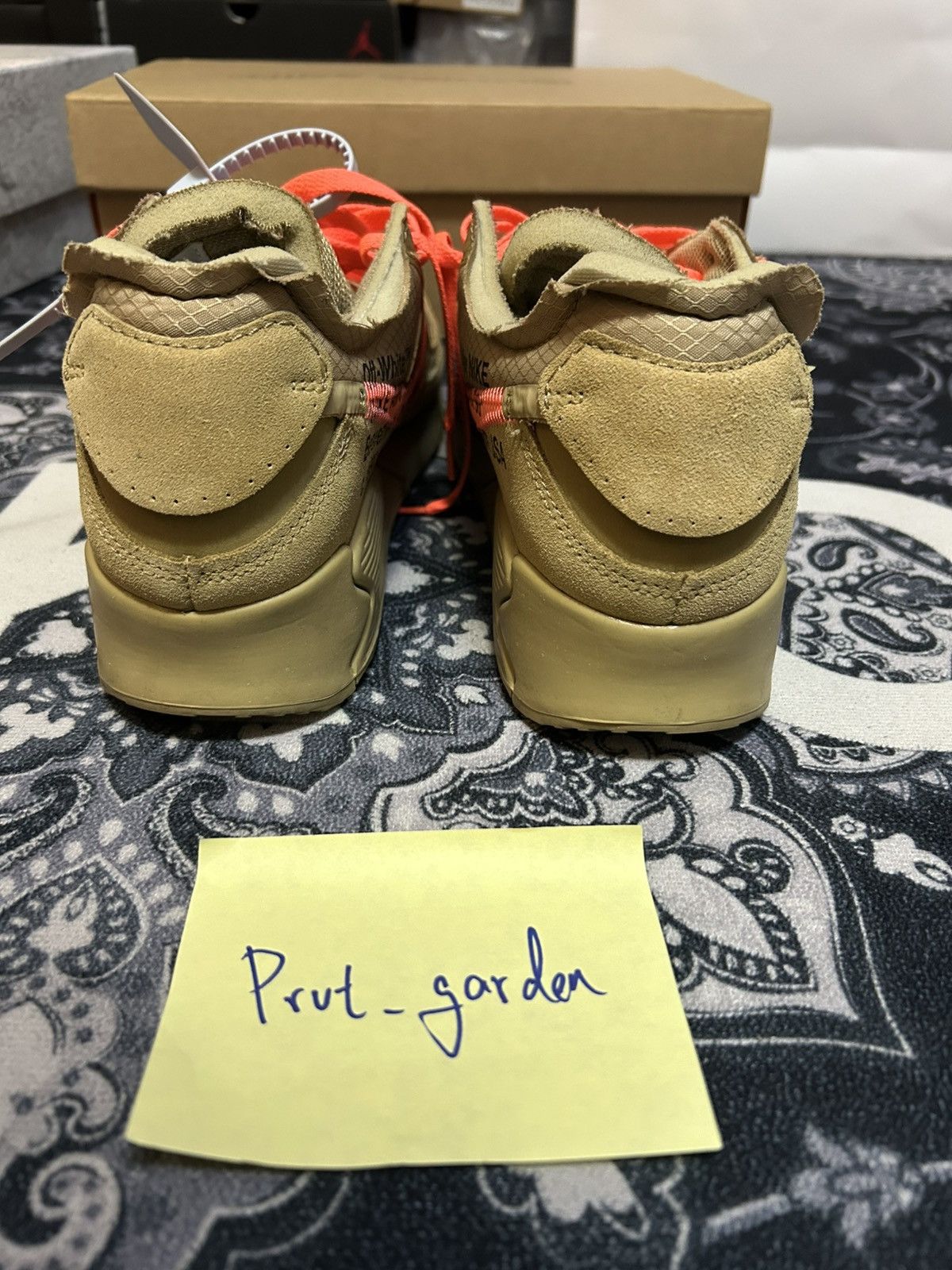 Nike × Off-White Off-White Air Max 90 Desert Size US 10 / EU 43 - 4 Thumbnail